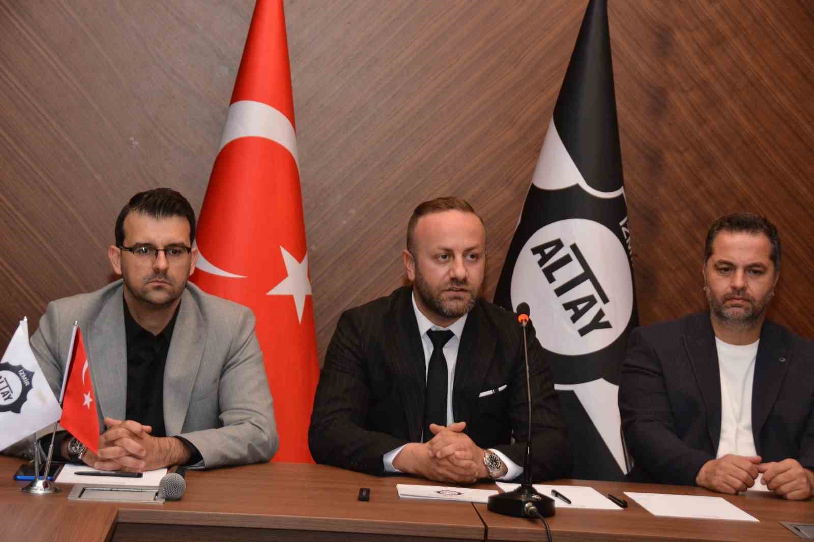 Sinan Kanlı, Altay Spor Kulübü’ne başkan adaylığını açıkladı