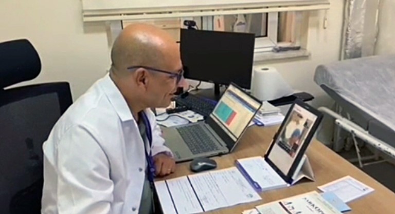 Edremit’te ‘uzaktan hasta muayenesi’ başladı