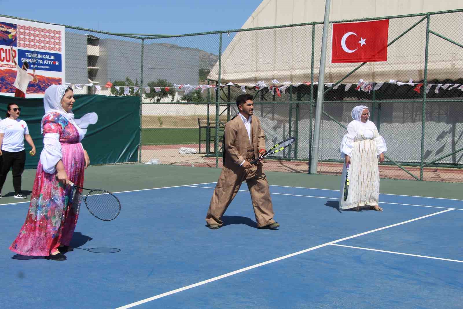 Şırnak’ta 4. Uluslararası Cudi Cup Tenis Turnuvası başladı