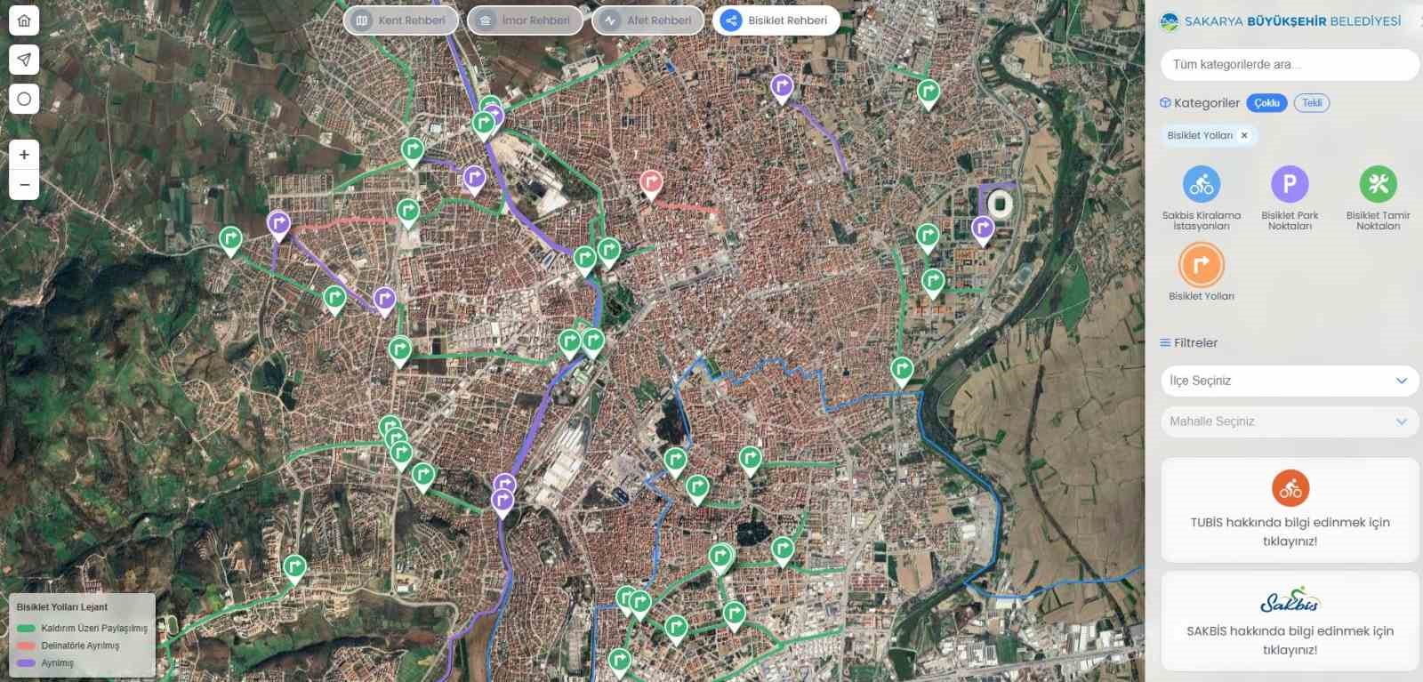 Kent Rehberi dijital platforma taşındı