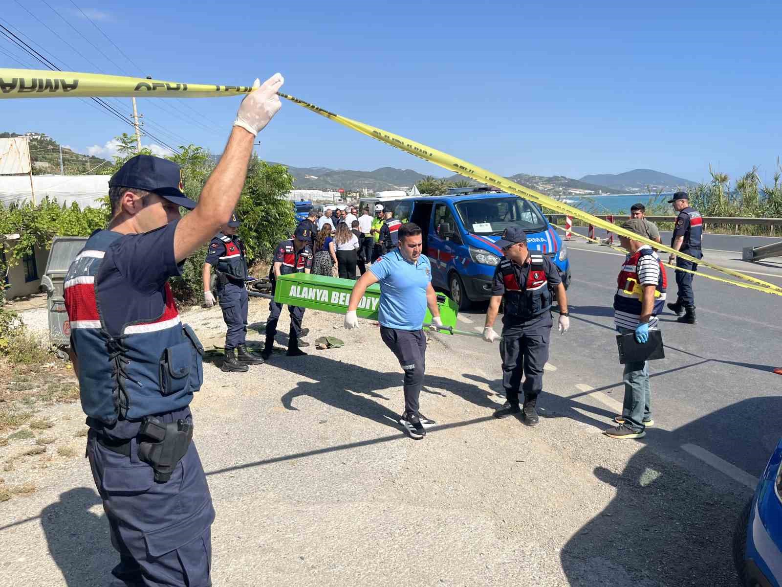 Alanya’da motosiklet kazası : 1 ölü