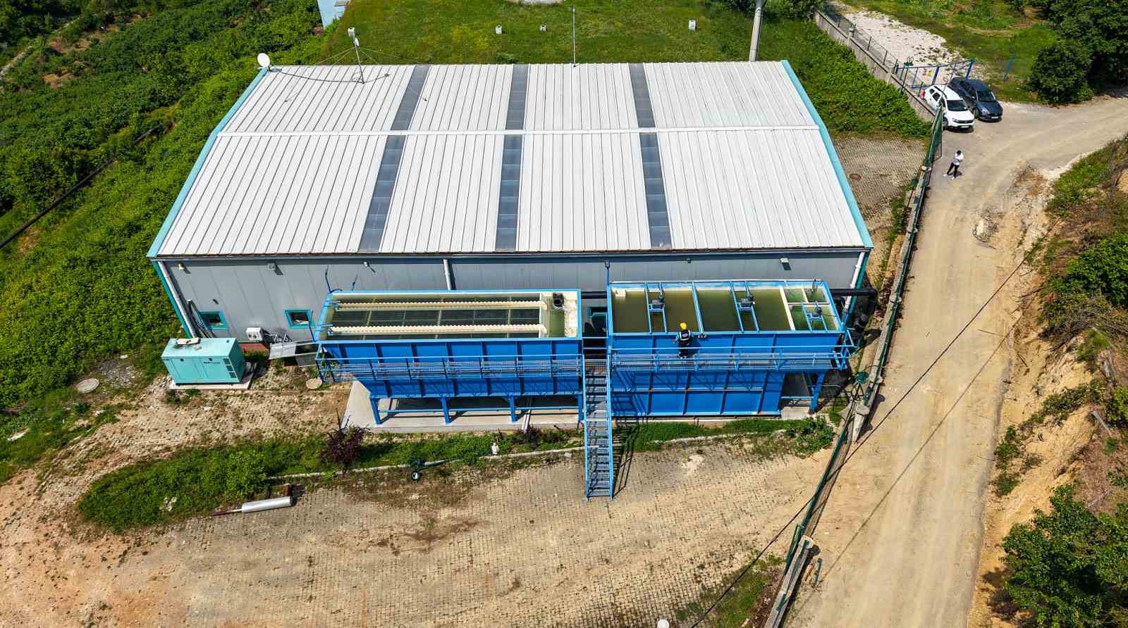 Karapürçek’te ön çökeltim sistemiyle arıtılan sular altyapı hatlarına ulaştı