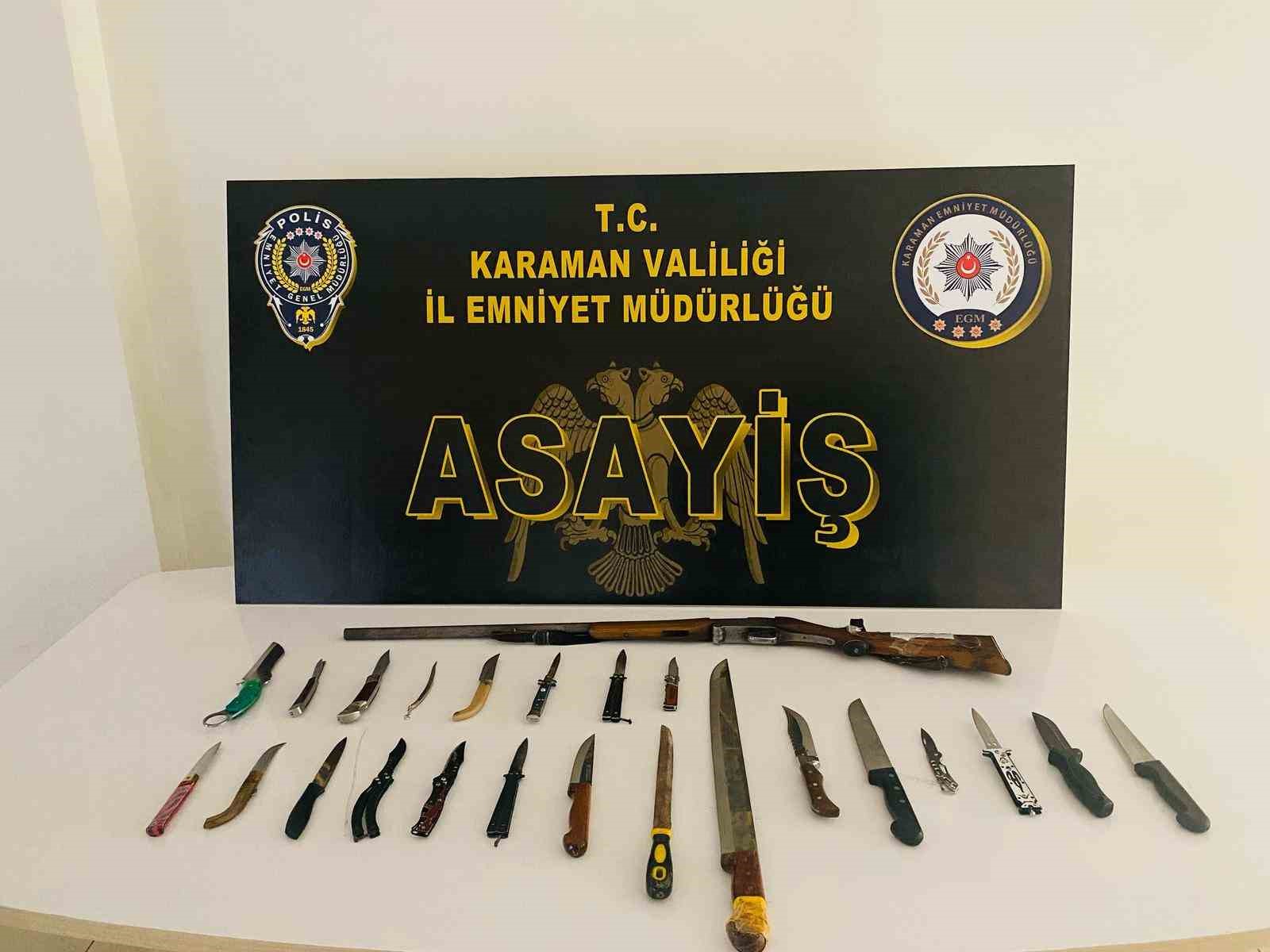 Karaman’da aranan 7 kişi tutuklandı