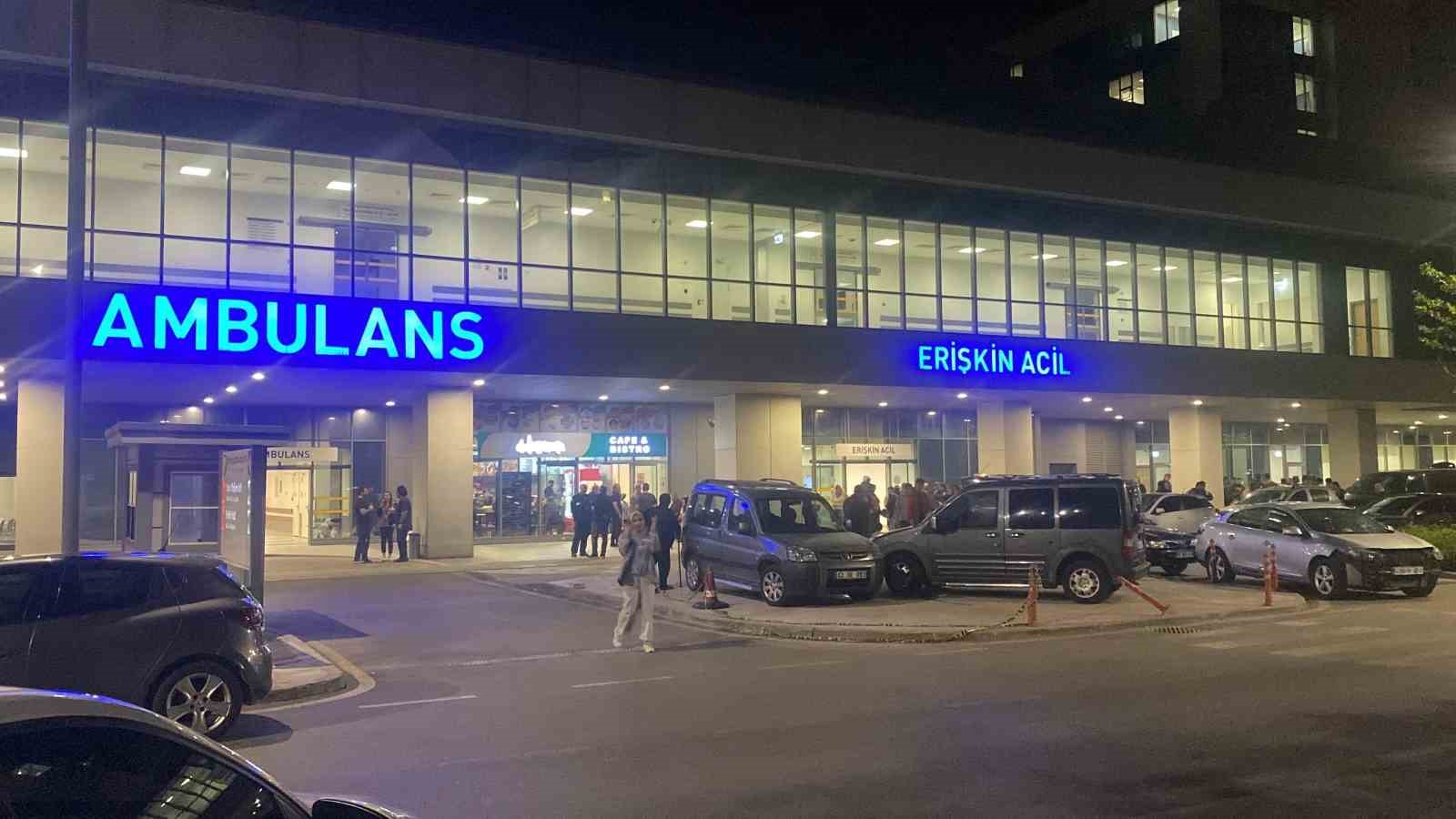 Karnından vurulan kadın hastaneye kaldırıldı