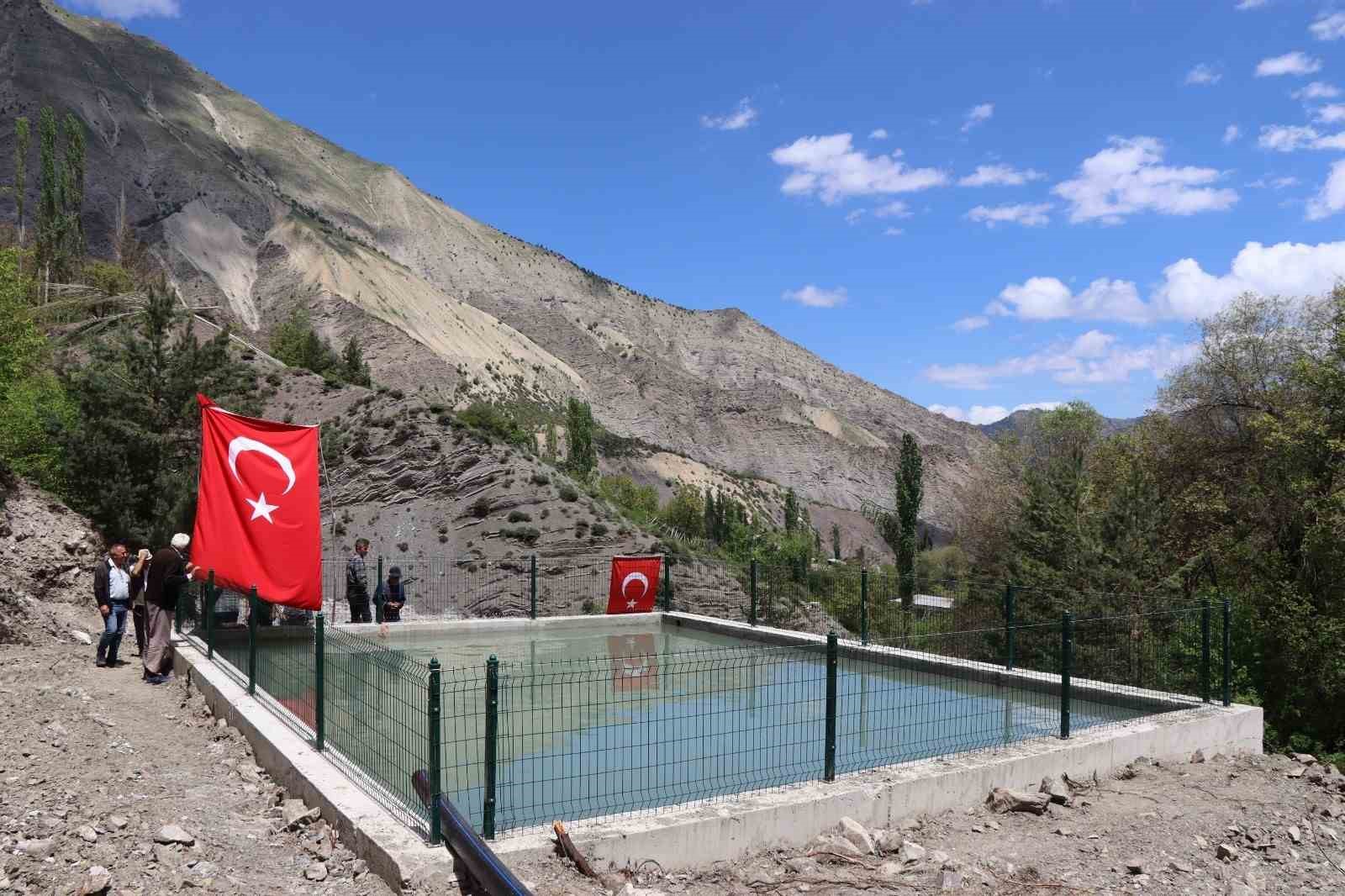 Oltu Arıtaş Mahallesi’ne 160 tonluk sulama havuzu