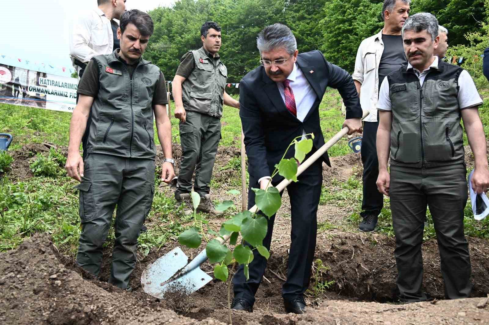 Koruyucu aileler adına 250 ıhlamur fidanı toprakla buluştu
