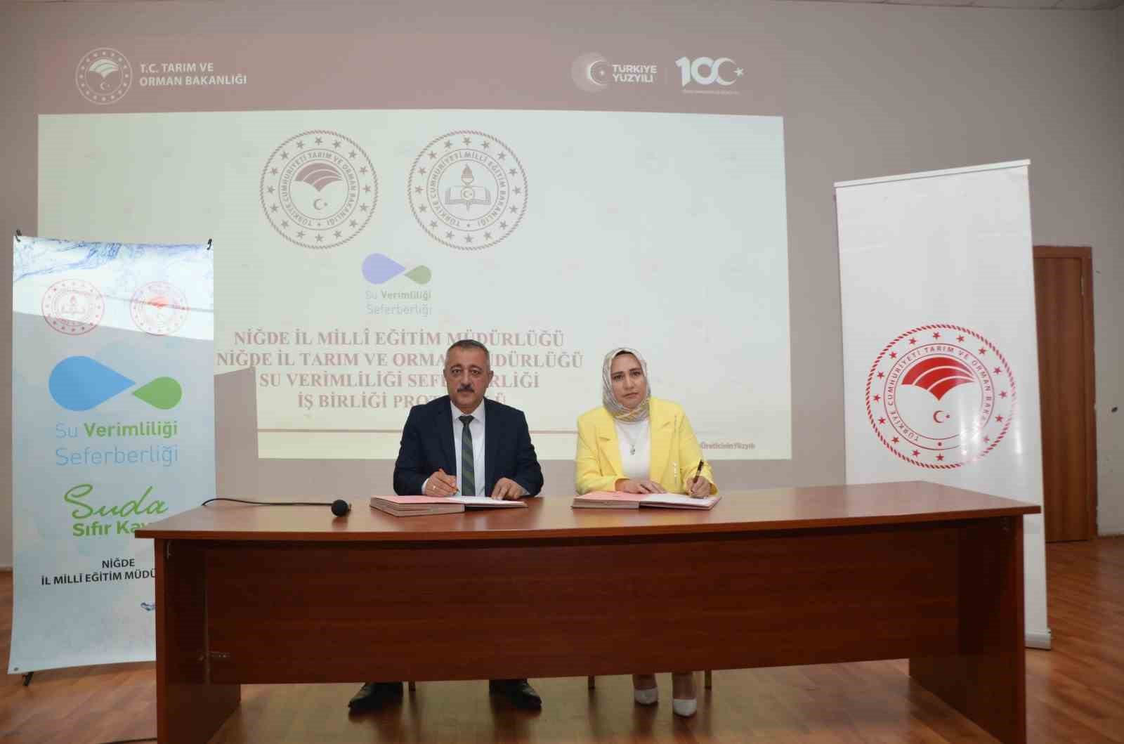 Niğde’de Su Verimliliği İçin İş Birliği Protokolü imzalandı
