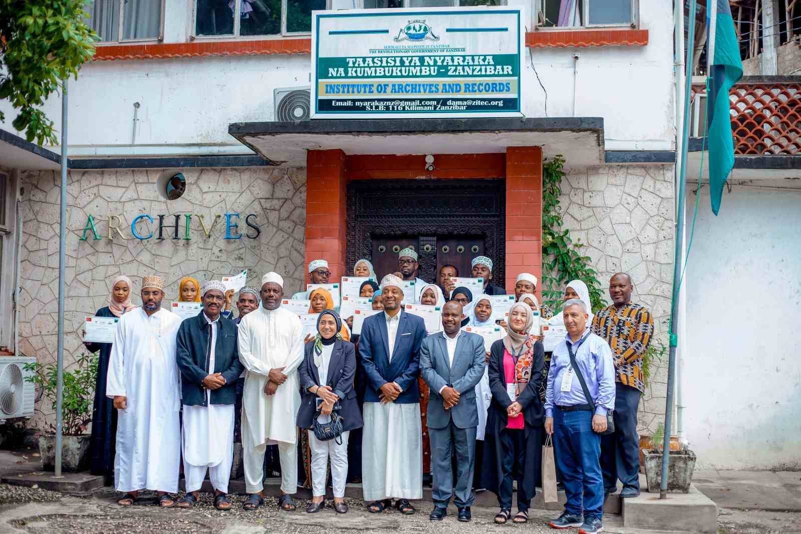 TİKA’dan Zanzibar’a teknik arşivcilik eğitimi
