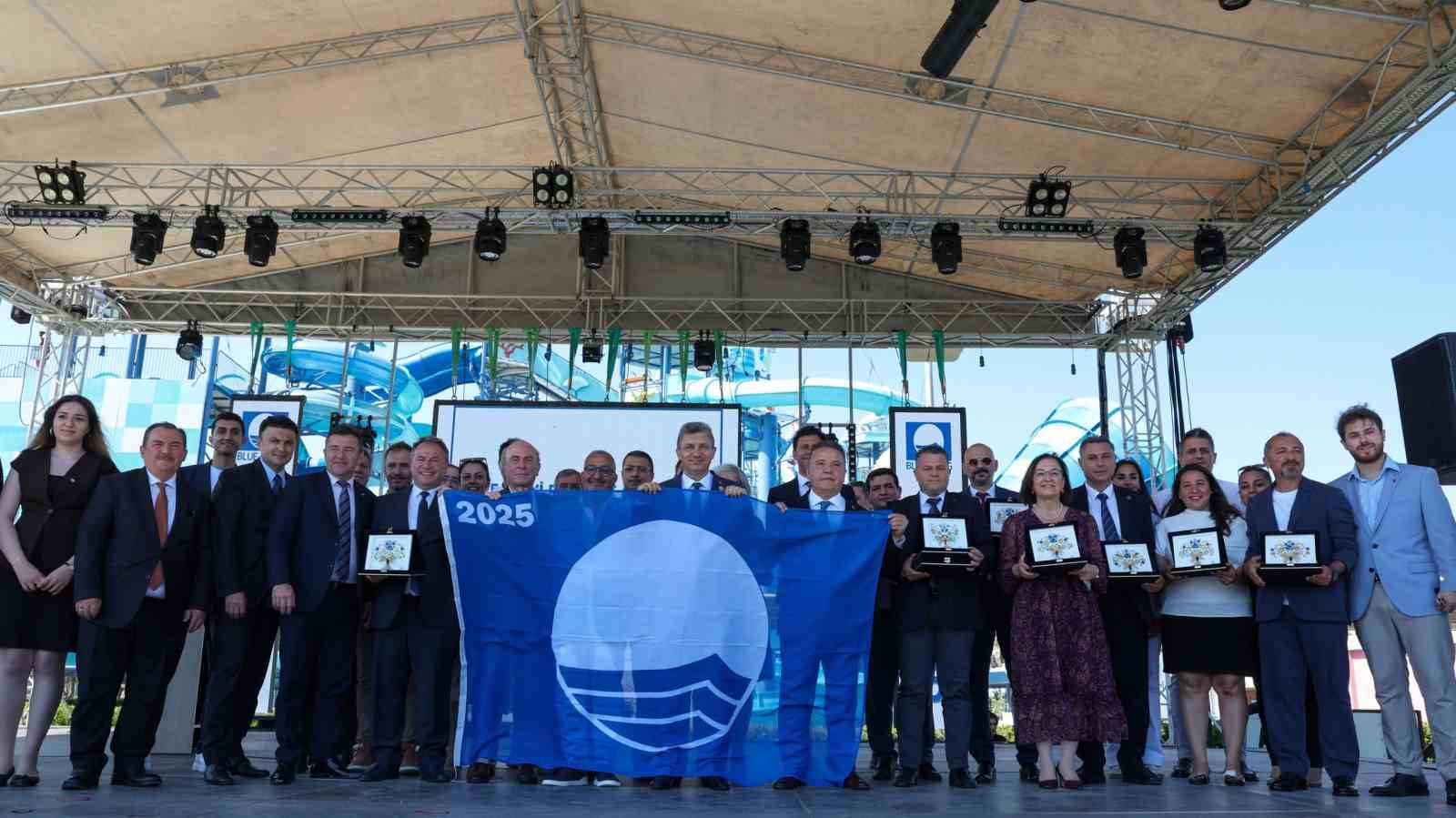 Alanya’da sürdürülebilir mavi çalışmaları mavi bayrak ödülleri ile taçlandı