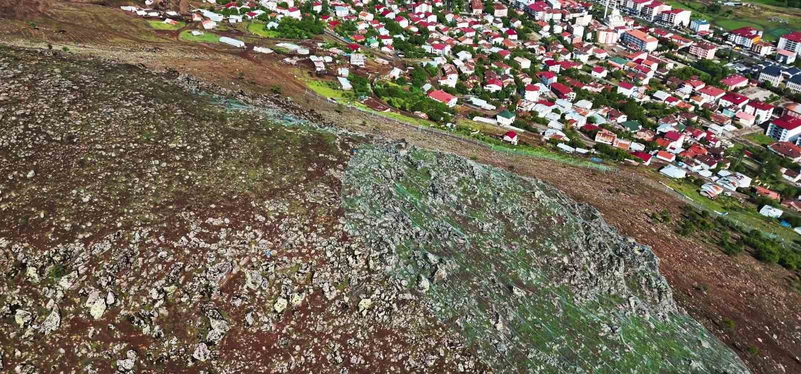 Bingöl’de kaya tehlikesine karşı önlem
