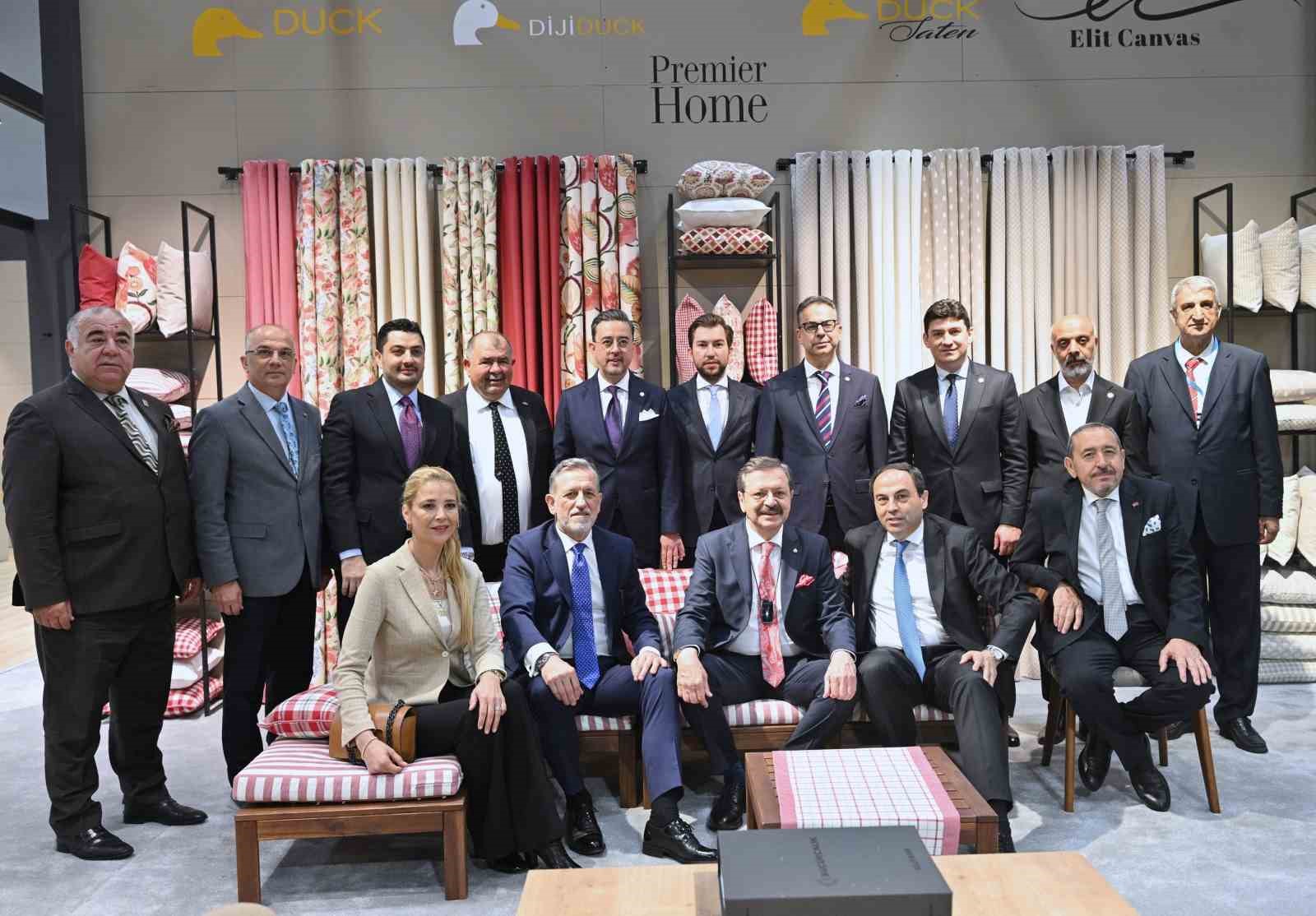 TOBB Başkanı Hisarcıklıoğlu’ndan HOMETEX Fuarı’na tam not
