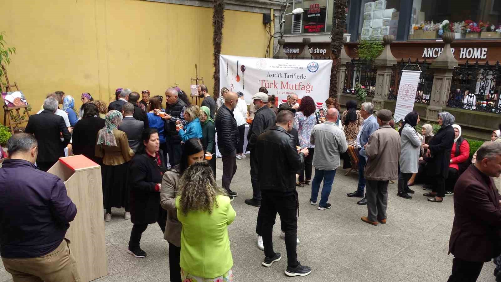 Trabzon’un yöresel mutfağı tanıtıldı