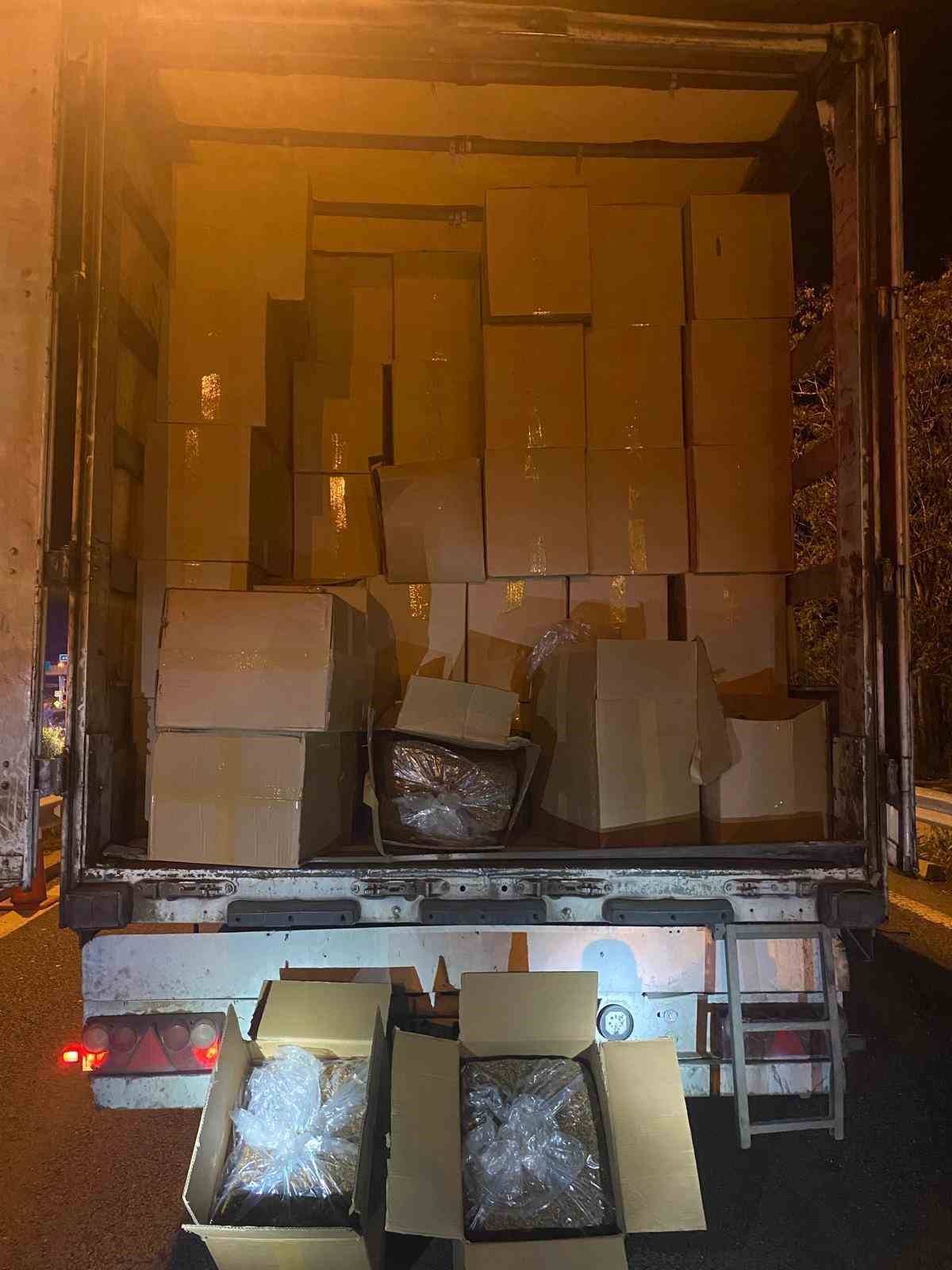 Ankara’da 11 ton kaçak tütün ele geçirildi