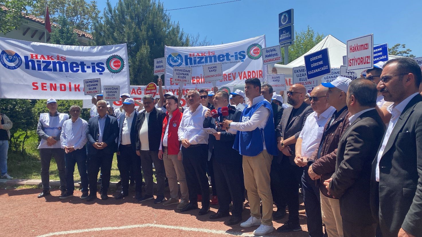 Hizmet-İş Sendikası Başkan Yardımcısı Ersoy: "Kavga ve dövüş ile değil, davul zurna ile toplu iş sözleşmesi imzalayalım"