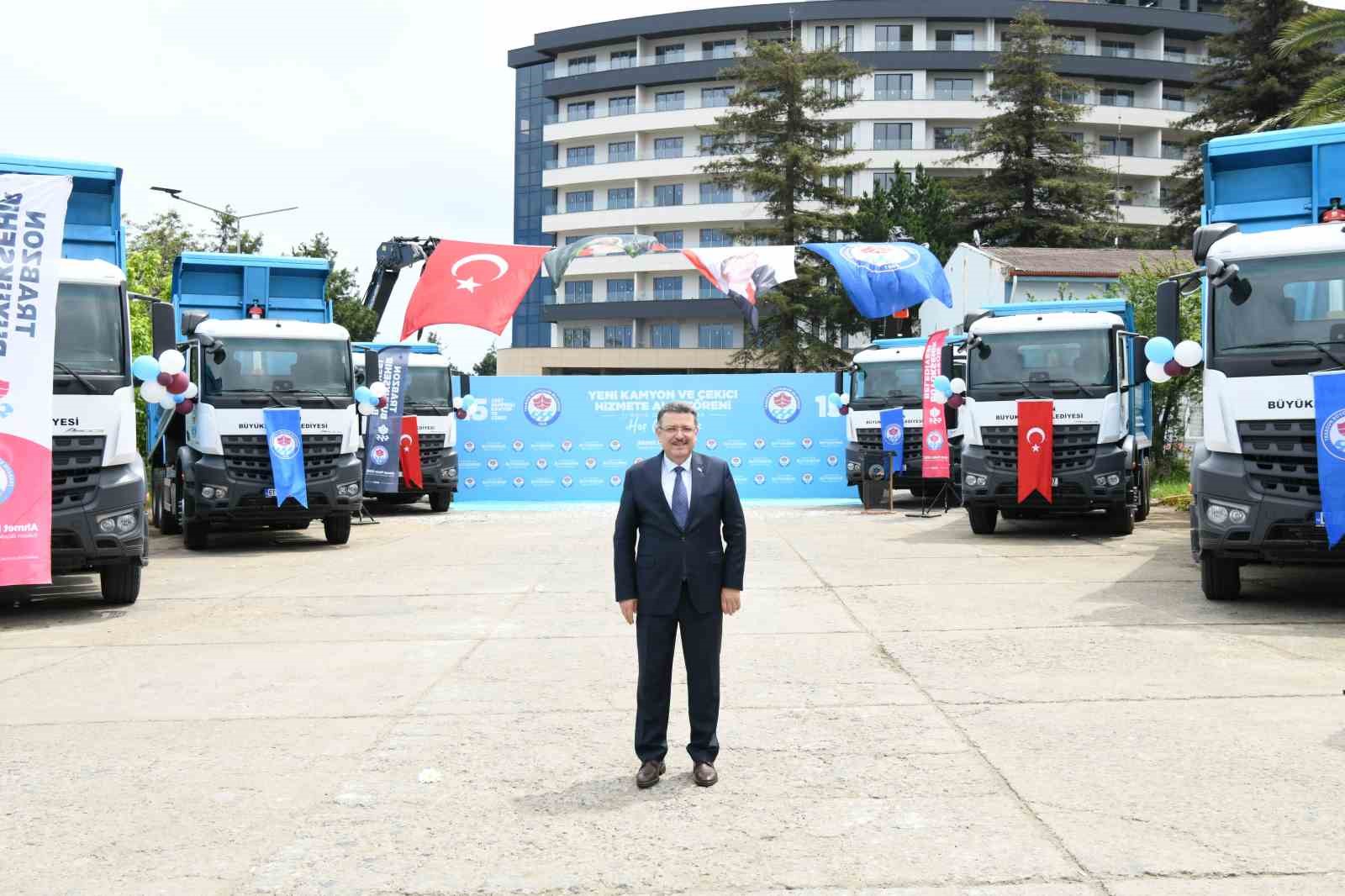 Trabzon Büyükşehir araç filosunu güçlendiriyor
