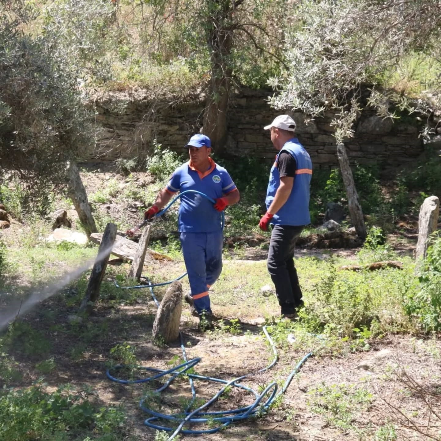 Direcik Mahallesi’nde belediye ekipleri iş başı yaptı