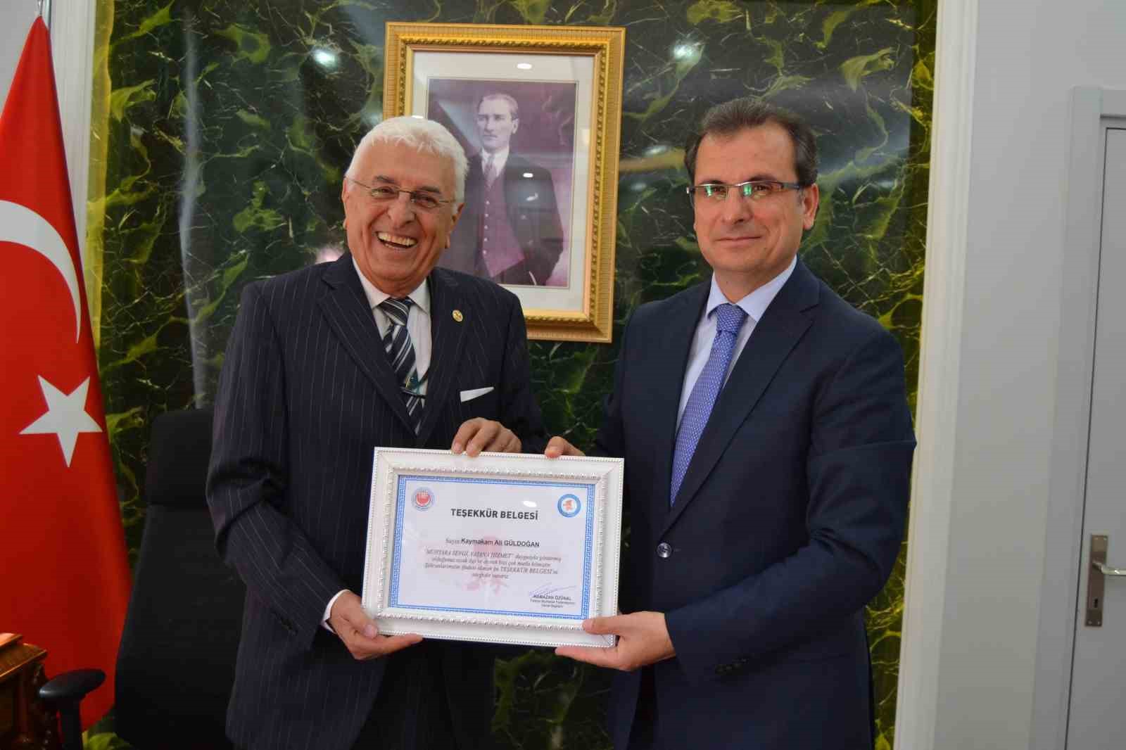 T&uuml;rkiye Muhtarlar Federasyonu Genel Başkanı Salihli&rsquo;de temaslarda bulundu
