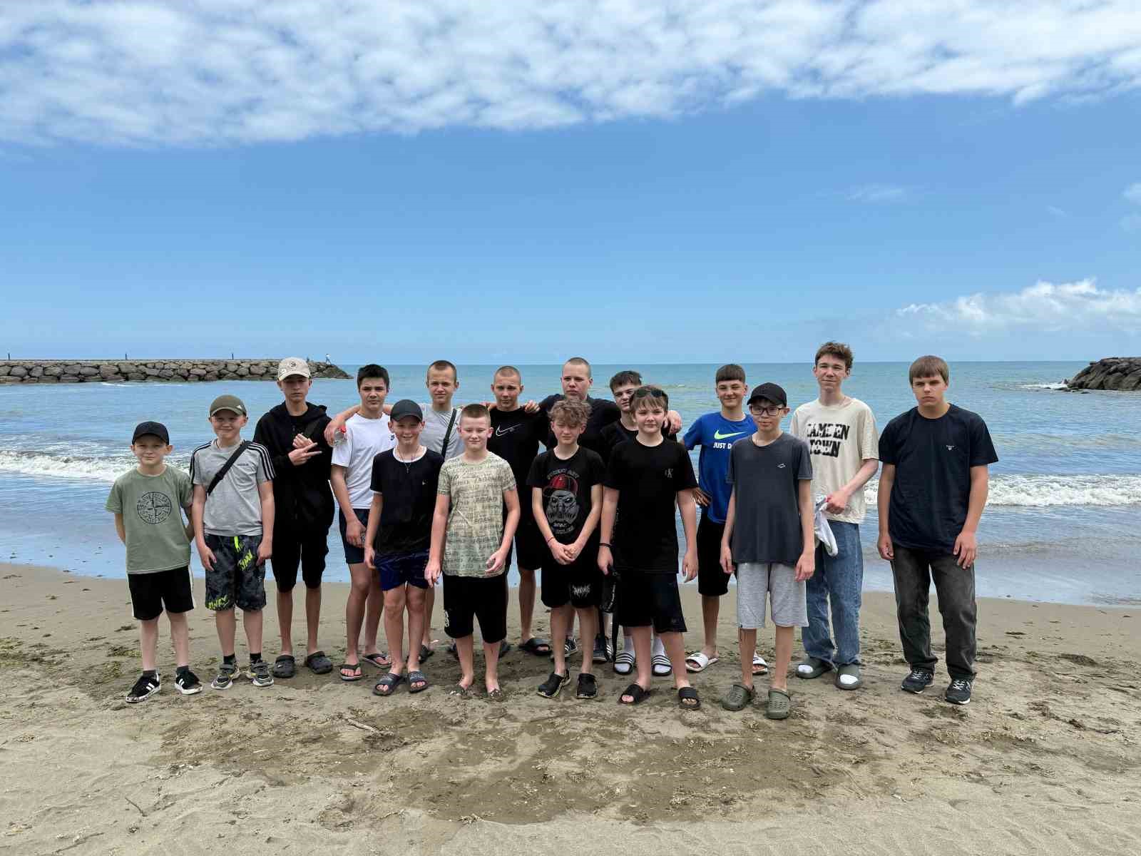 Ukraynalı savaş mağduru çocuklar Trabzon’da moral buldu