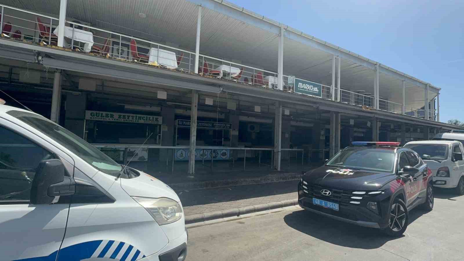 Marmaris’te pazar yerinde şüpheli ölüm