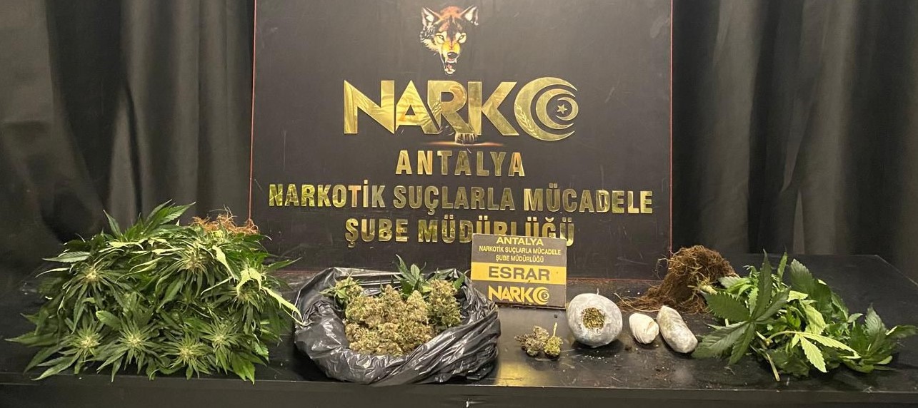 Antalya’da bir haftada 17 zehir taciri tutuklandı