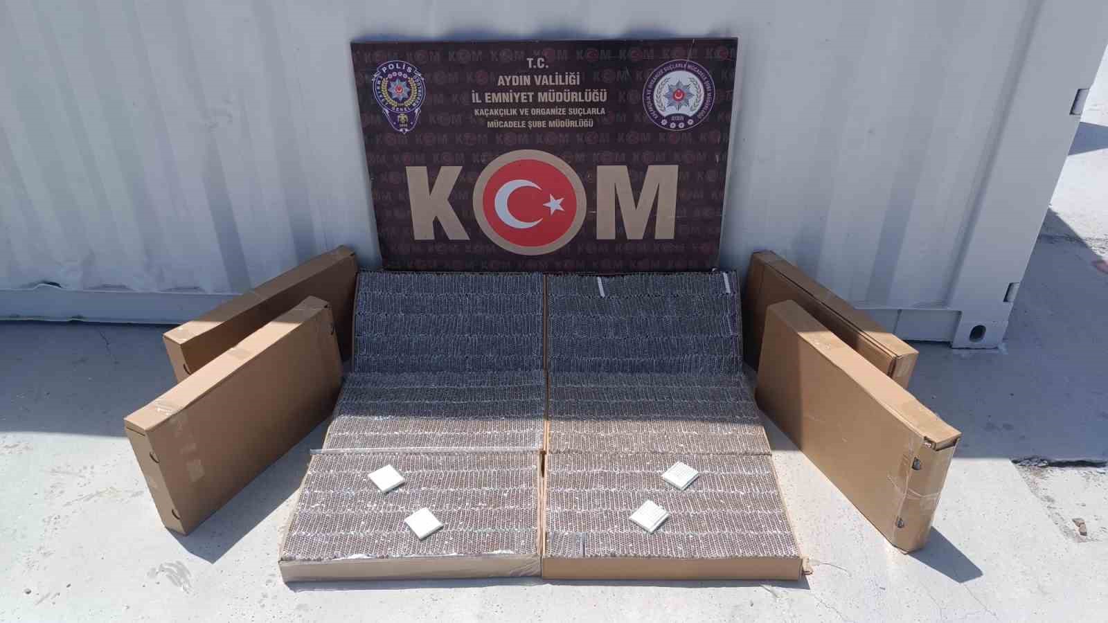 Aydın’da 58 kilogram tütün ele geçirildi