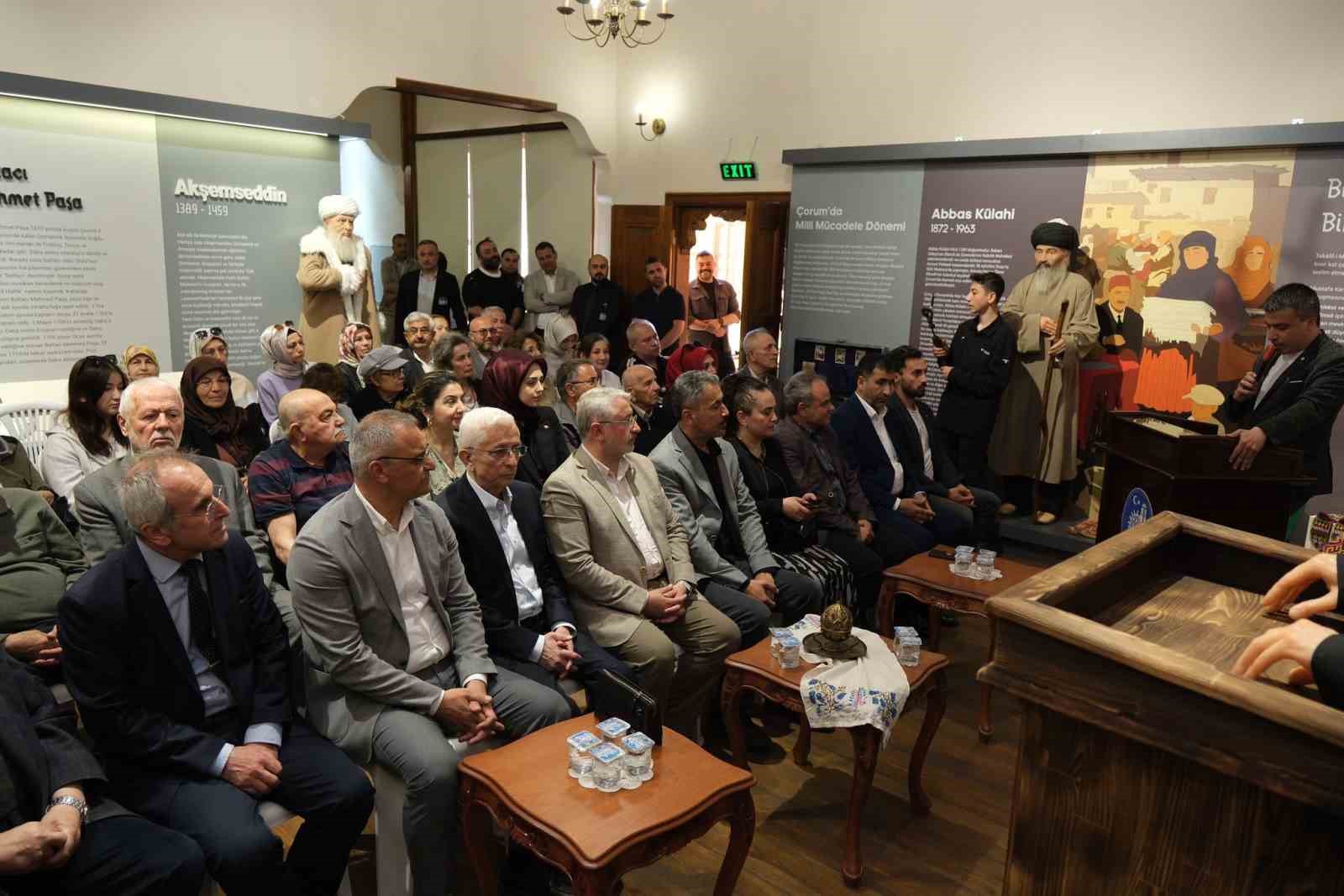 Çorum Şehir Müzesi’nde 1. yıla özel vefa programı