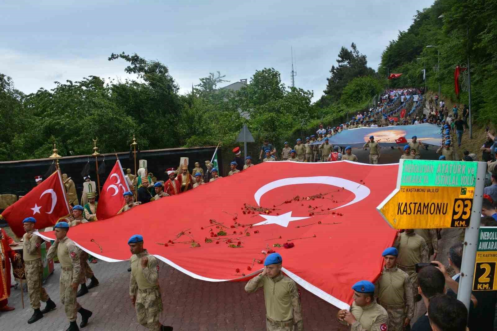 Kastamonu&rsquo;da 95 kilometrelik tarihi İstiklal Yolu y&uuml;r&uuml;y&uuml;ş&uuml; i&ccedil;in başvurular başladı
