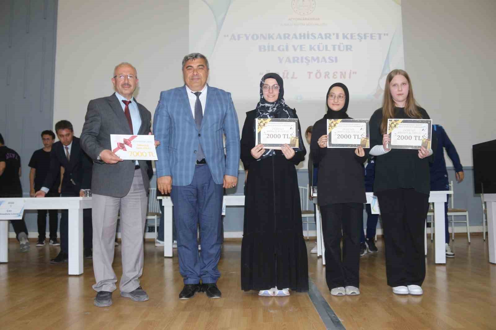 Afyonkarahisar’ı Keşfet Bilgi ve Kültür Yarışması finali gerçekleşti