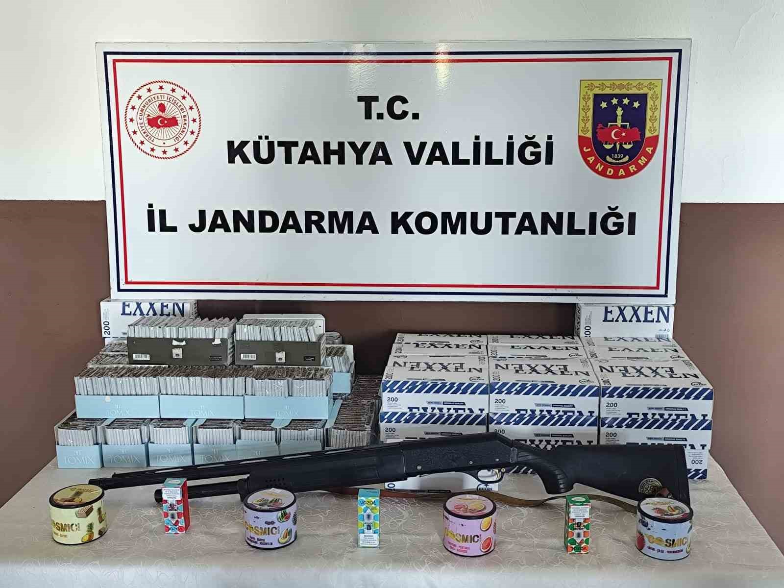 Kütahya’da kaçak sigara operasyonu