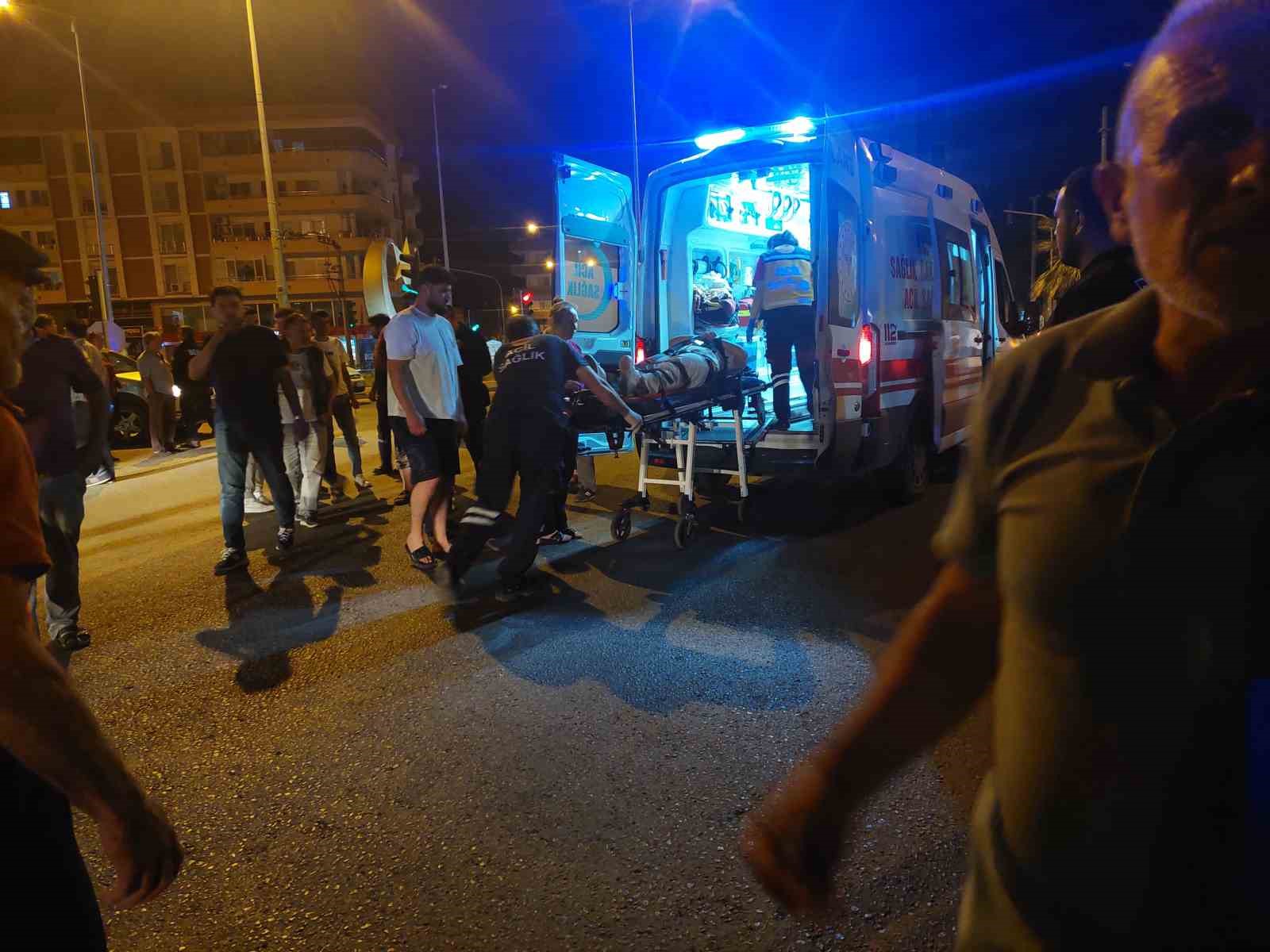 Mersin’de otomobilin çarptığı motosikletin sürücüsü yaralandı
