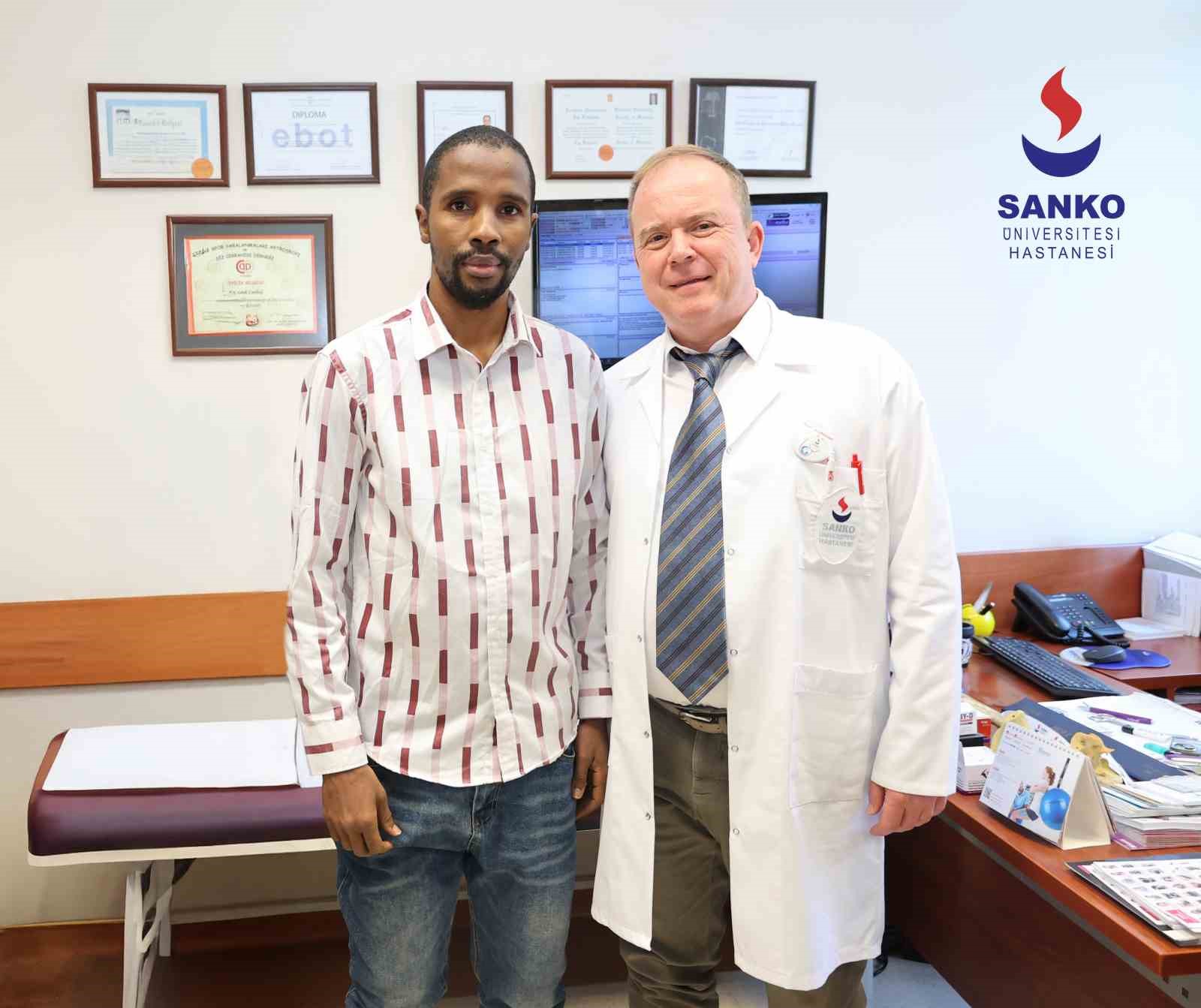 Gineli hasta şifayı SANKO Üniversitesi Hastanesi’nde buldu