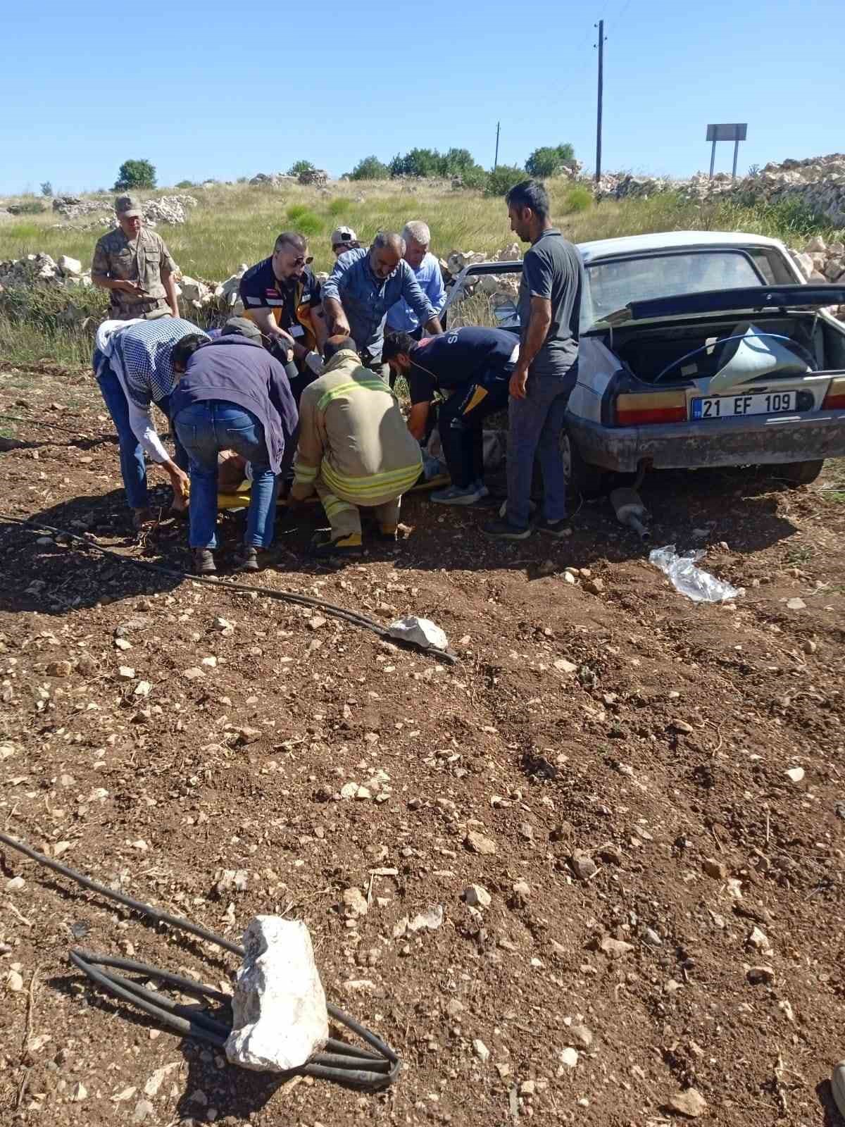 Mardin’de trafik kazası: 2 yaralı