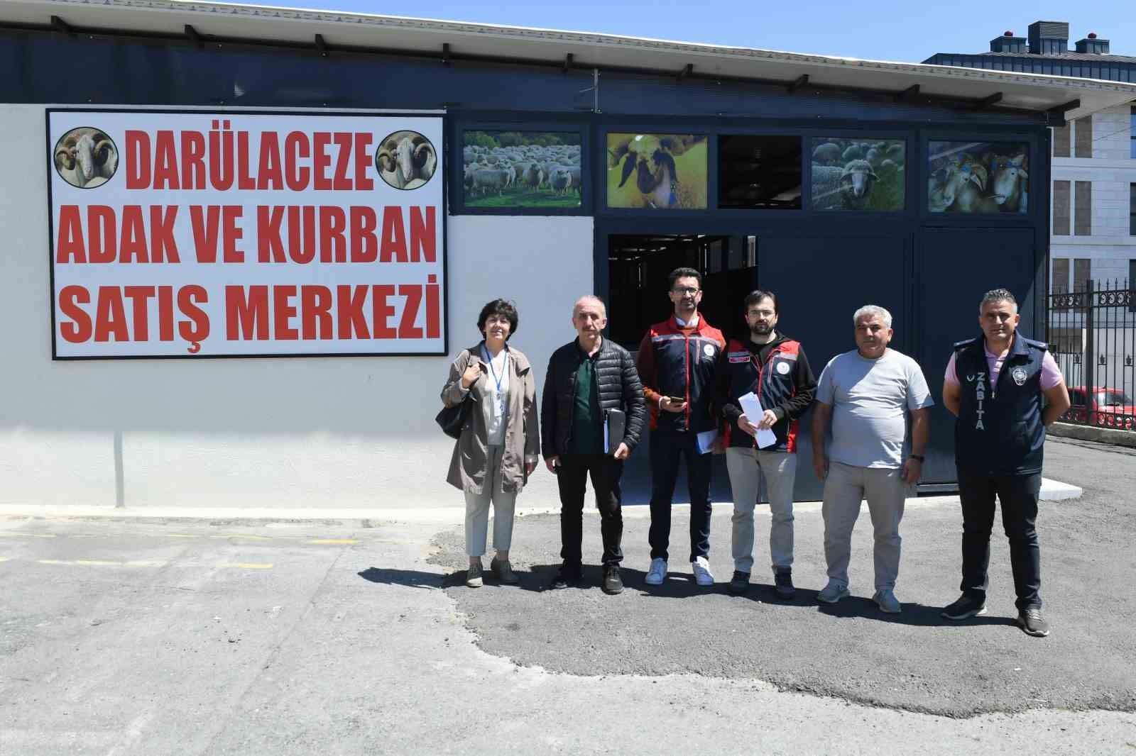 Şişli&rsquo;de kurban satış ve kesim yerleri denetlendi

