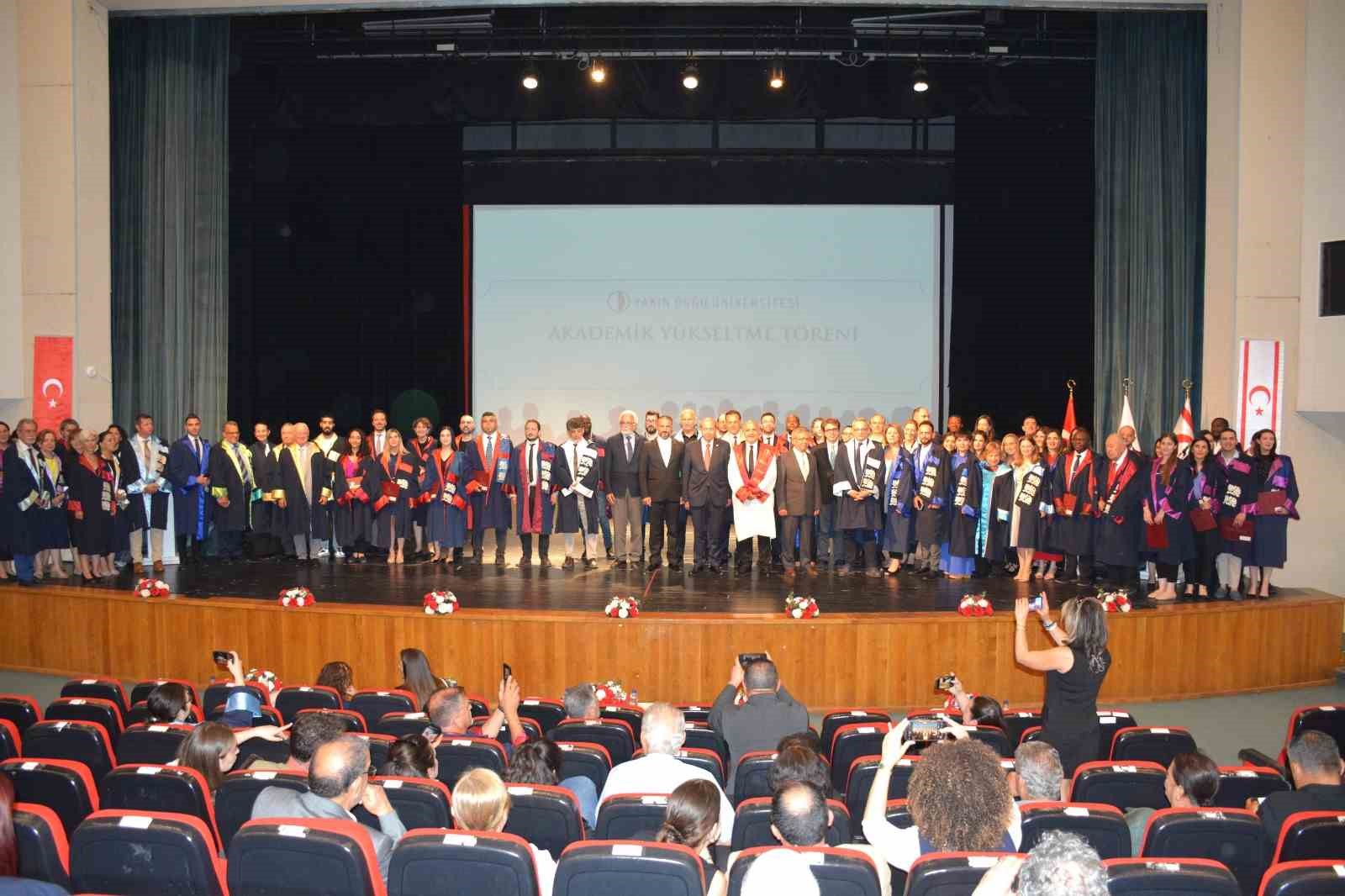 KKTC Cumhurbaşkanı Tatar’ın katılımıyla Akademik Ünvan Töreni