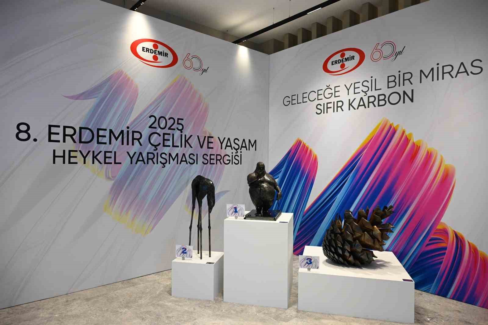 Erdemir &Ccedil;elik ve Yaşam Heykel Yarışması&rsquo;nda &ouml;d&uuml;ller sahiplerini buldu
