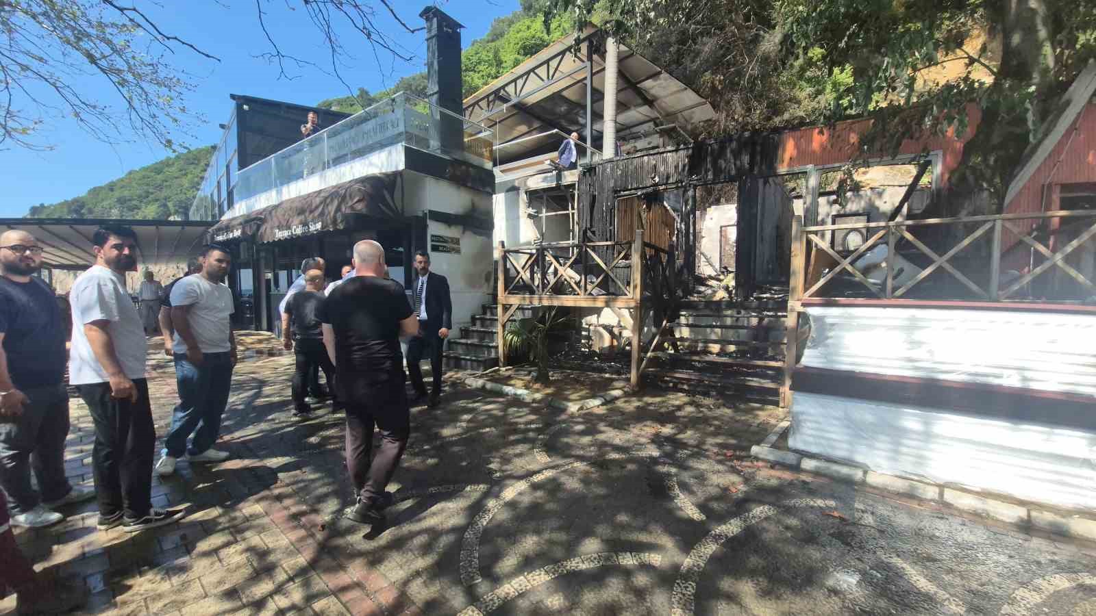 Bartın’da turistik otelde yangın