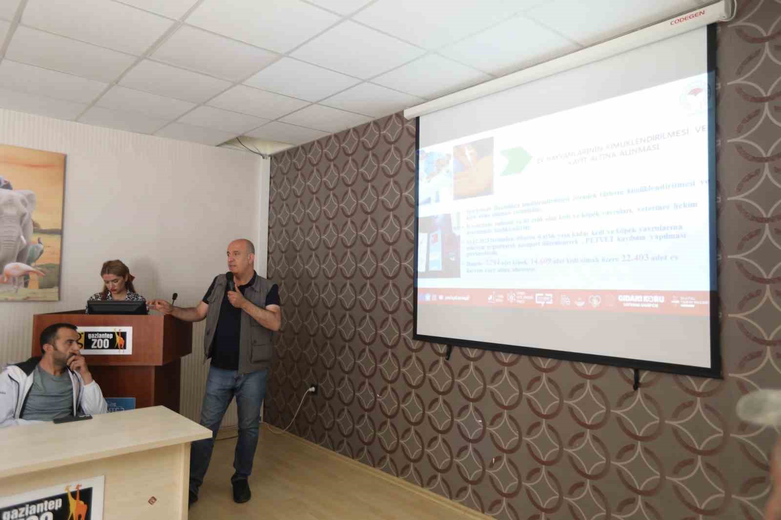 Gaziantep B&uuml;y&uuml;kşehir, ev hayvanı satış belgesi eğitimi verdi
