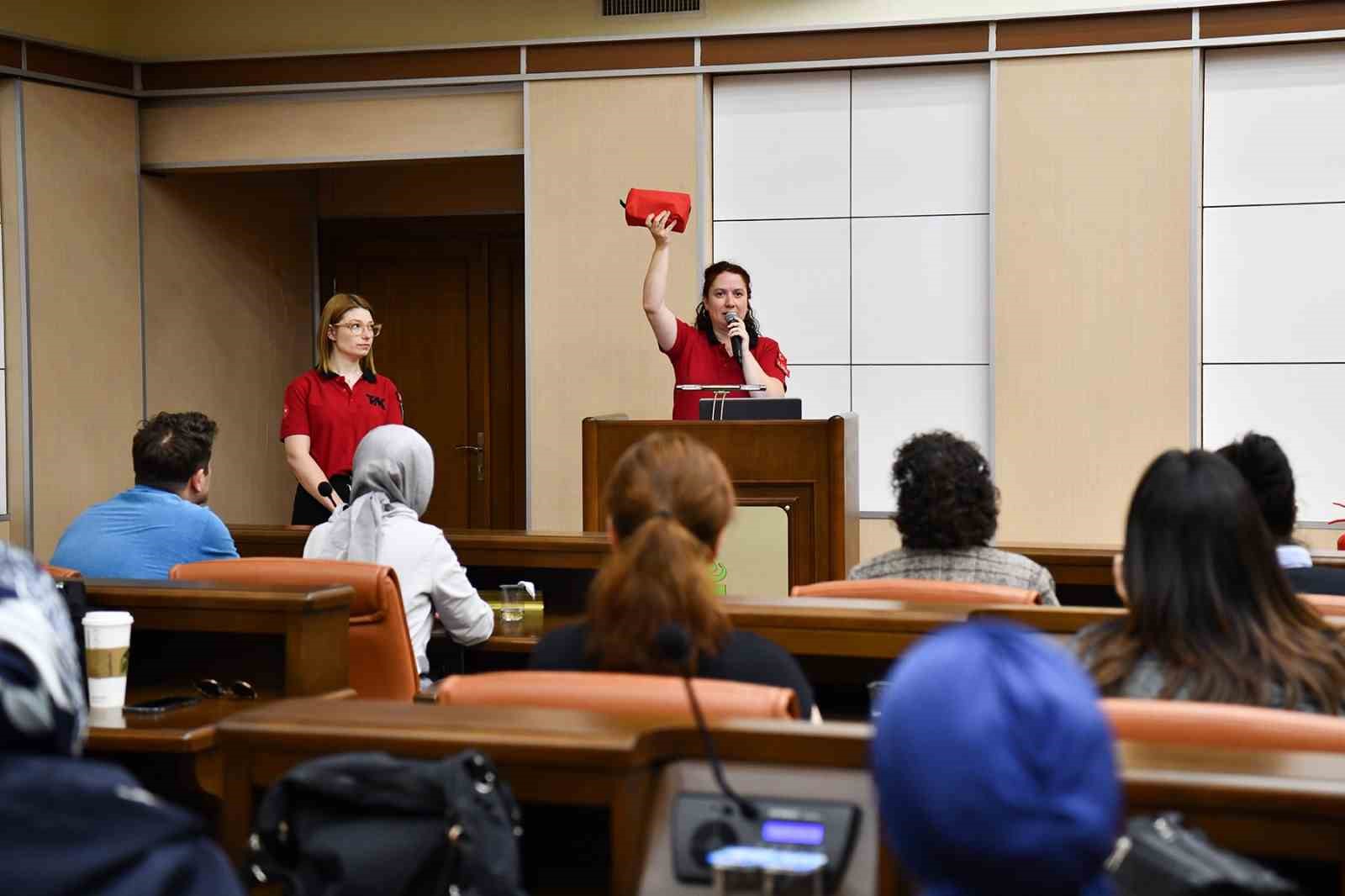 Tepebaşı personeline afet farkındalık eğitimi verildi