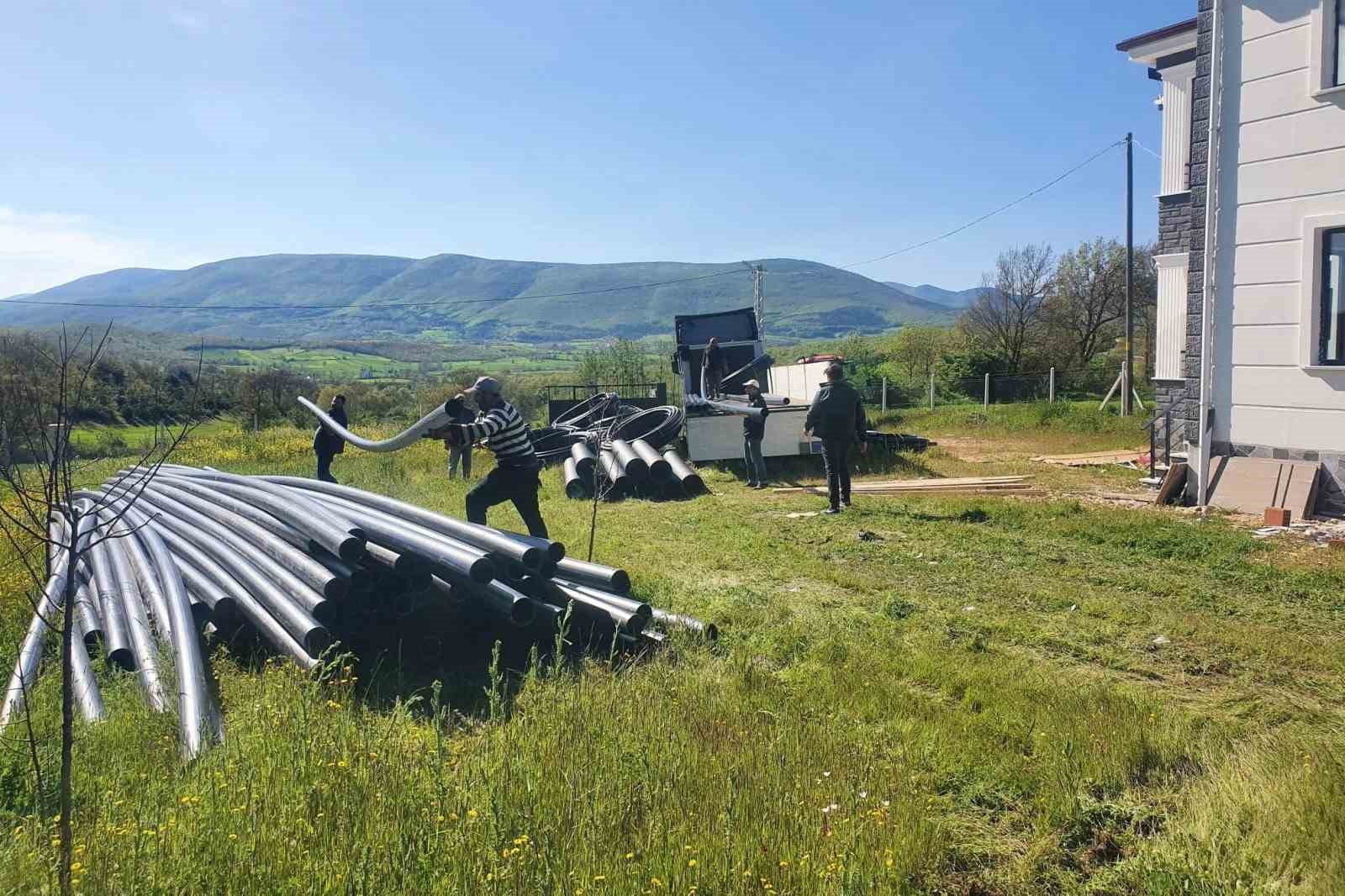 Samsun’da dört ilçeye sulama altyapısı desteği
