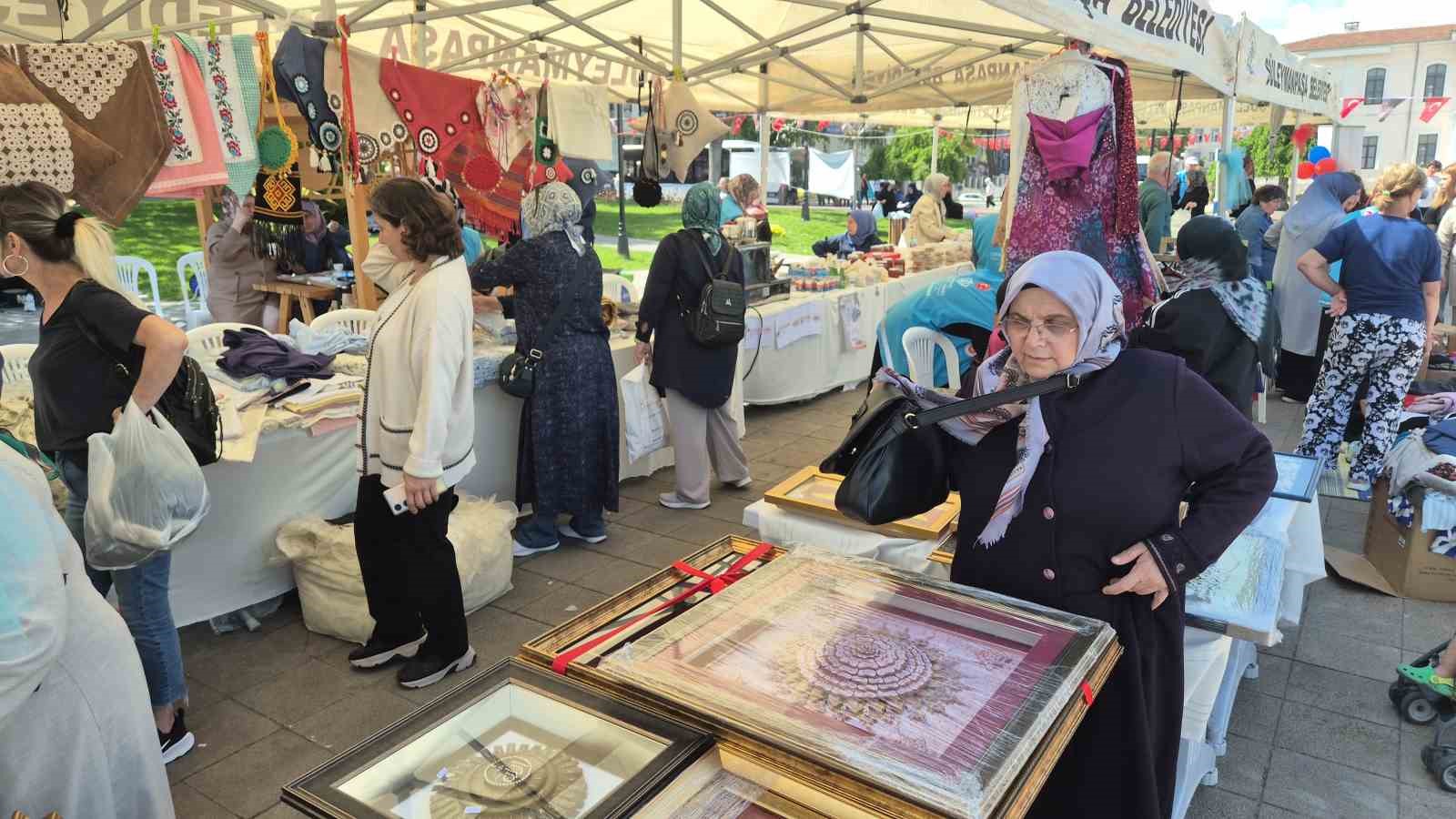 G&ouml;zleme dumanı y&uuml;kseldi kadın emeği konuştu
