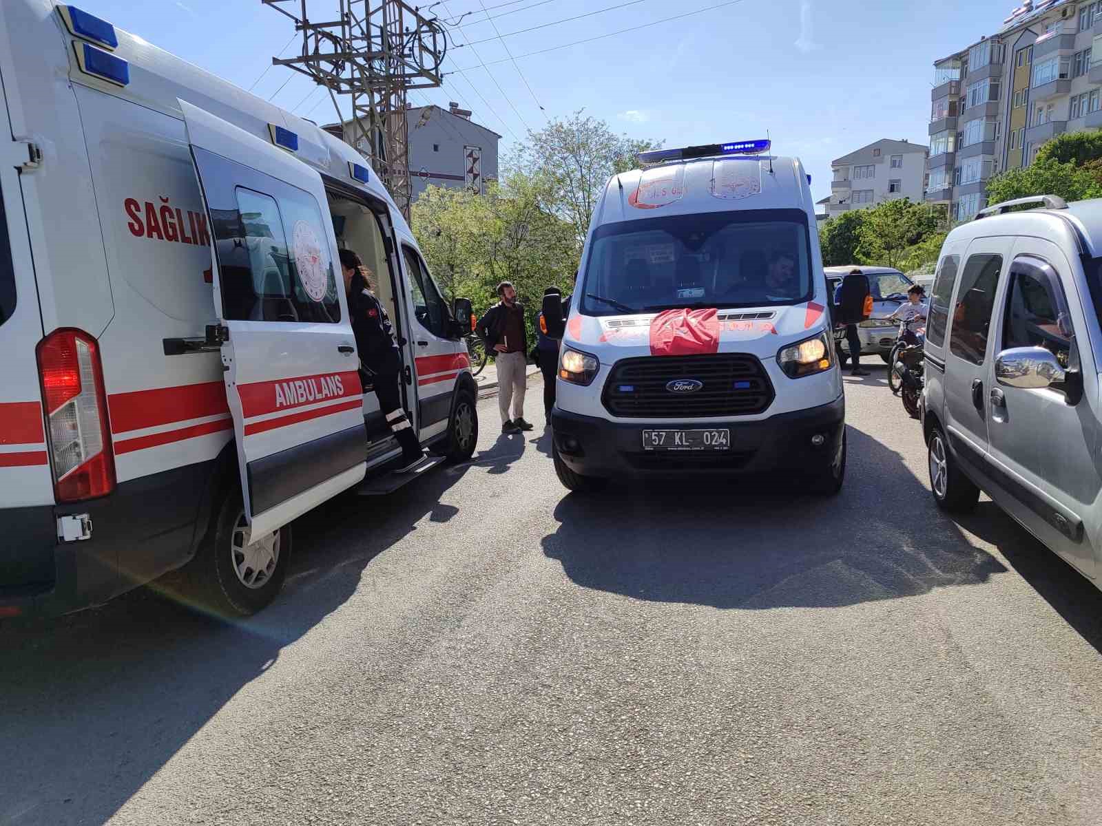 Sinop&rsquo;ta trafik kazası: 2 yaralı
