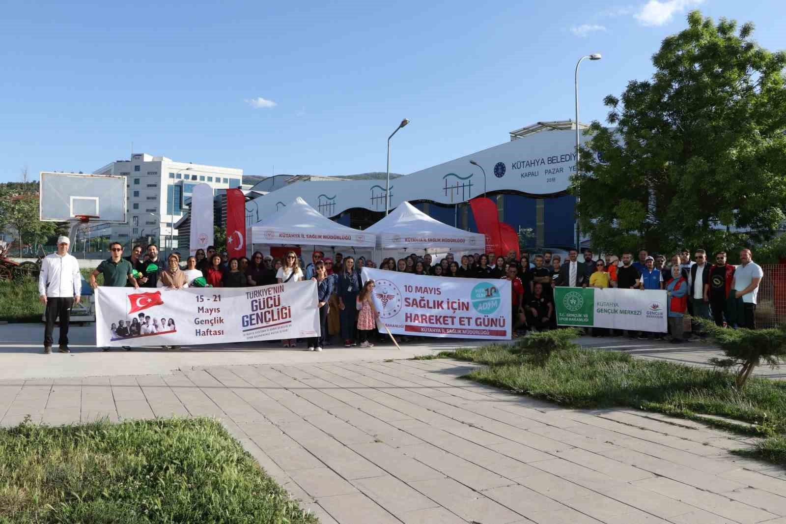 Kütahya İl Sağlık Müdürlüğünden Gençlik Haftası etkinlikleri