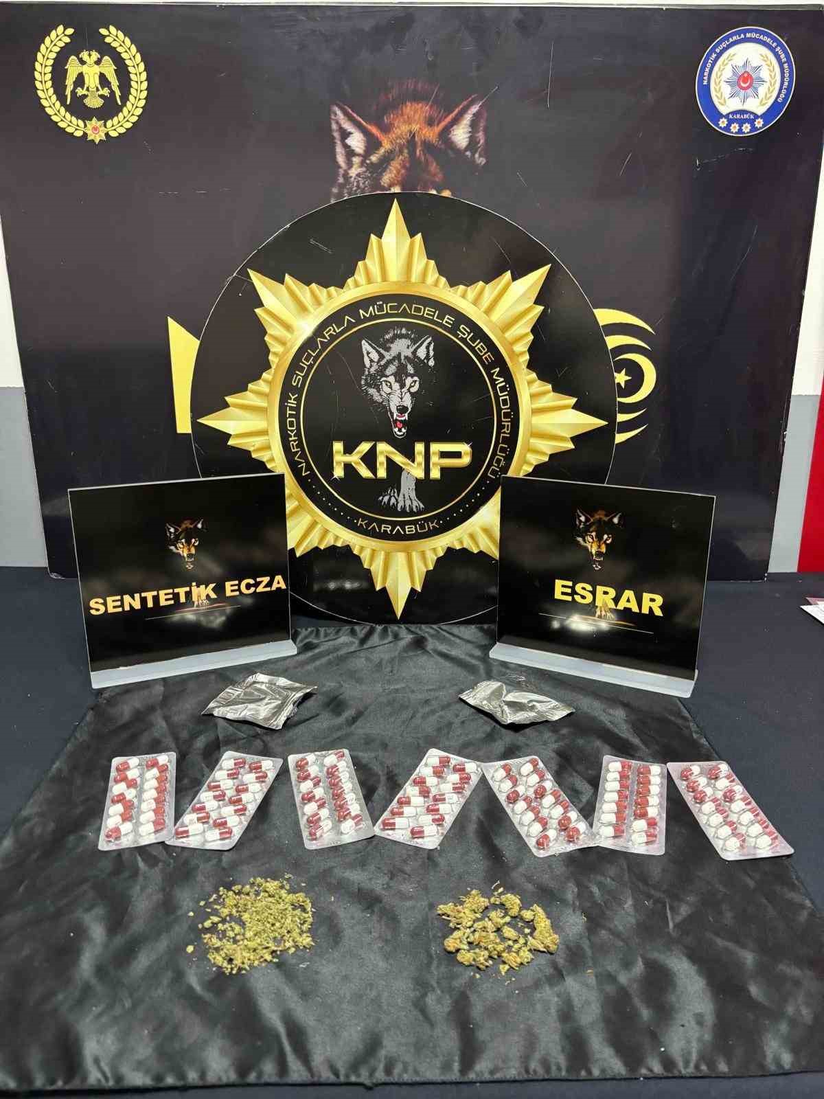 Karabük’te uyuşturucu operasyonunda 2 gözaltı