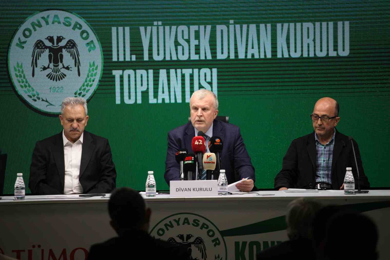 Konyaspor’da 3. Yüksek Divan Kurulu toplantısı yapıldı