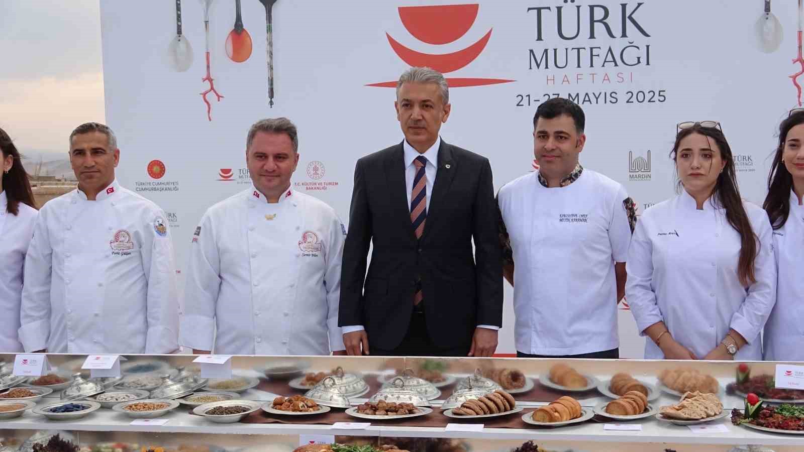Mardin’in lezzetleri "Türk Mutfağı Haftası" programında tanıtıldı