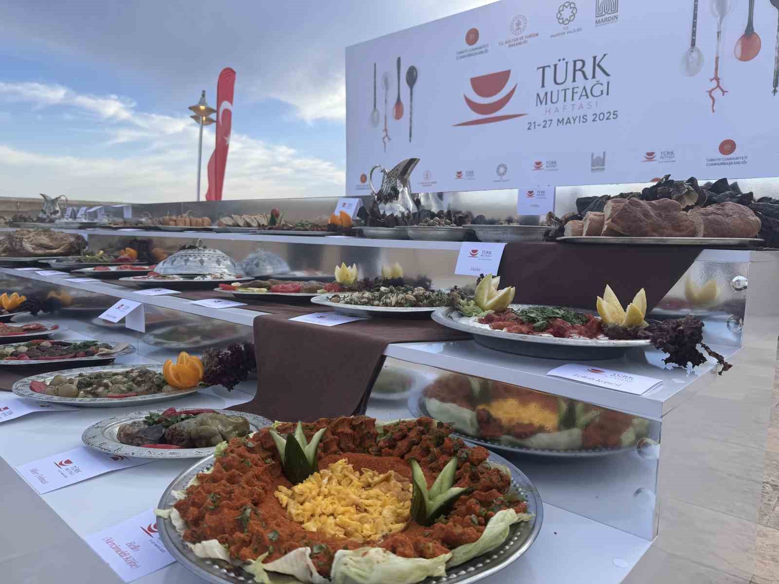 Mardin’in lezzetleri "Türk Mutfağı Haftası" programında tanıtıldı
