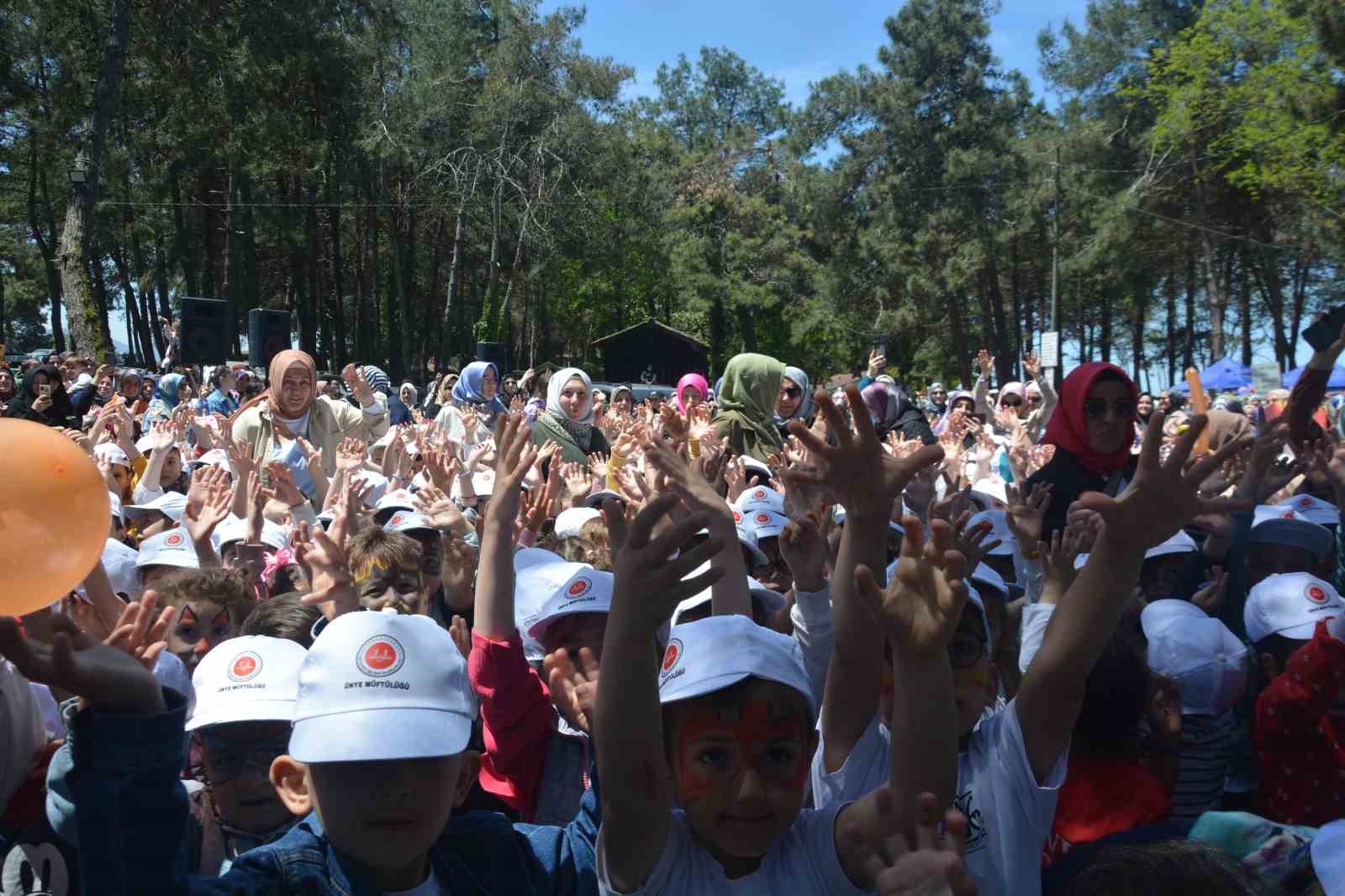 Ordu’da 4-6 Yaş Kur’an kursu öğrencileri, çocuk şenliğinde buluştu