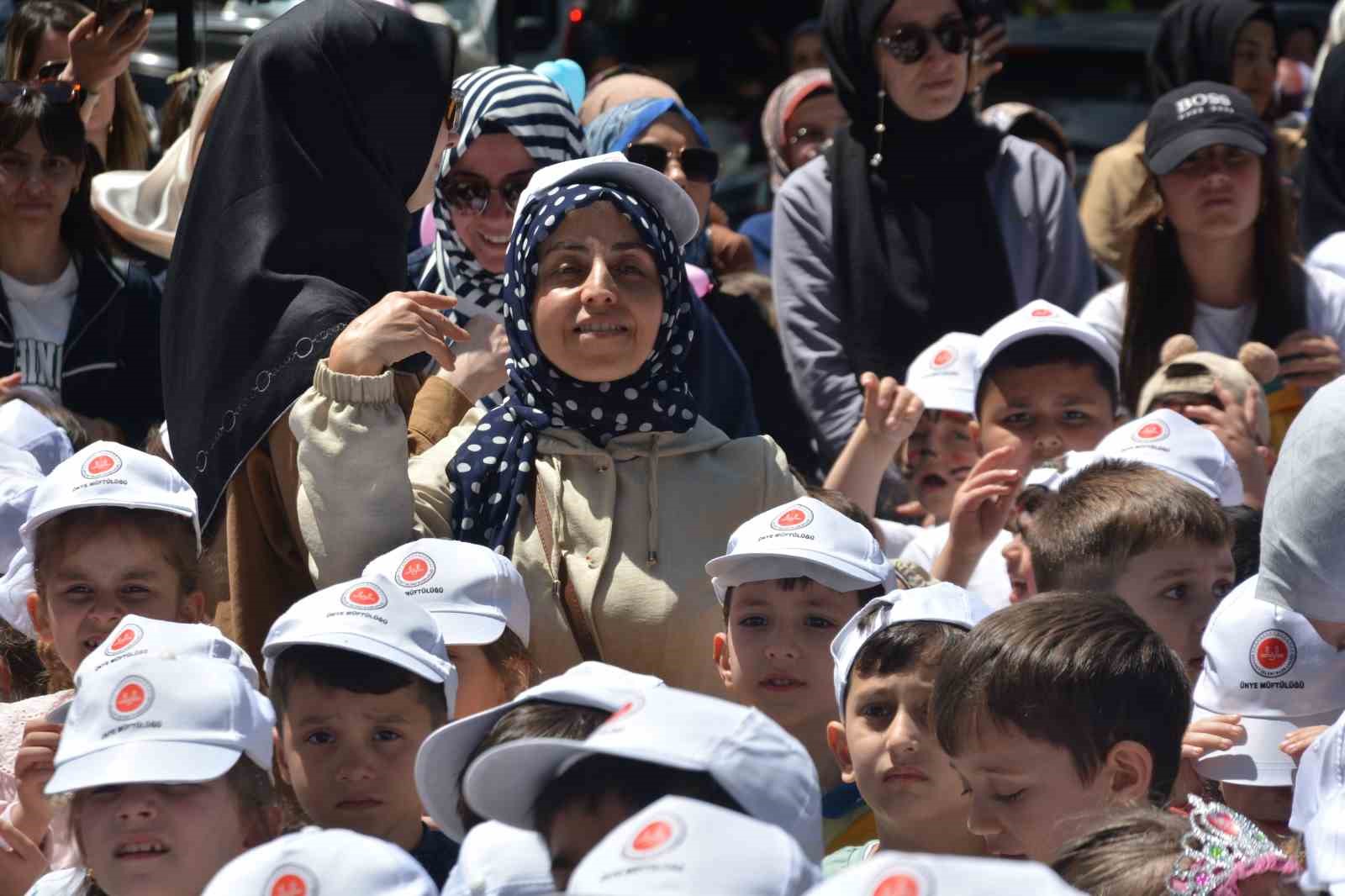 Ordu&rsquo;da 4-6 Yaş Kur&rsquo;an kursu &ouml;ğrencileri, &ccedil;ocuk şenliğinde buluştu
