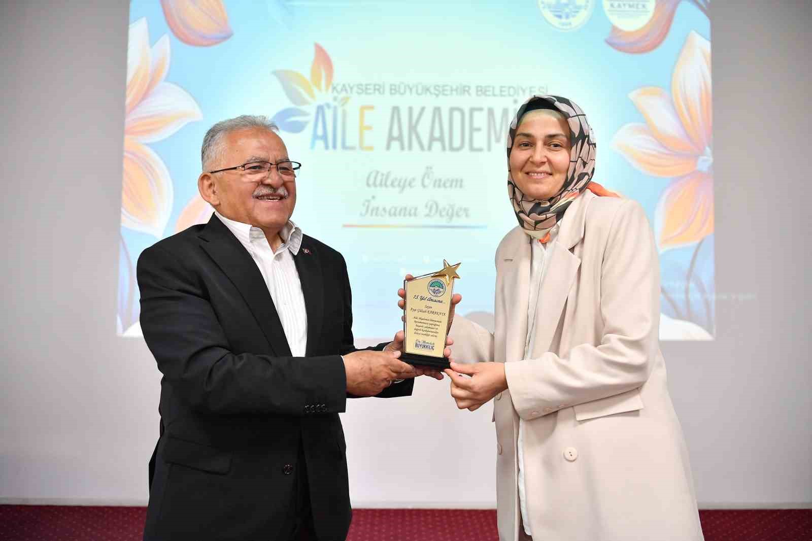 Başkan Büyükkılıç’tan Aile Akademisine ziyaret