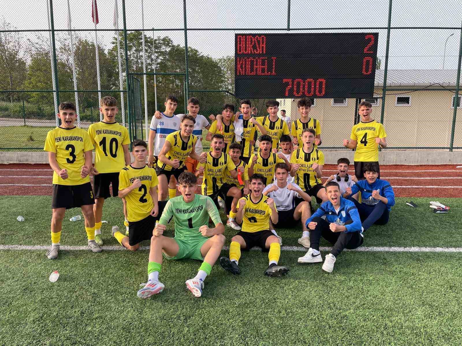 U15 Türkiye Şampiyonasının Bilecik etabının şampiyonu Yenikaramanspor oldu